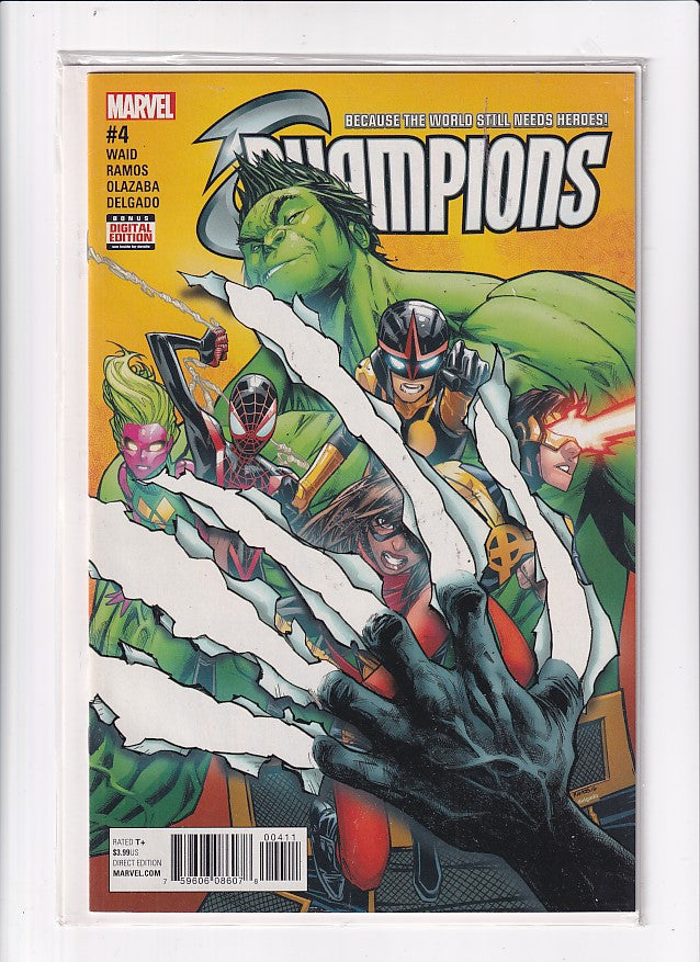 CHAMPIONS #4 - Slab City Comics 