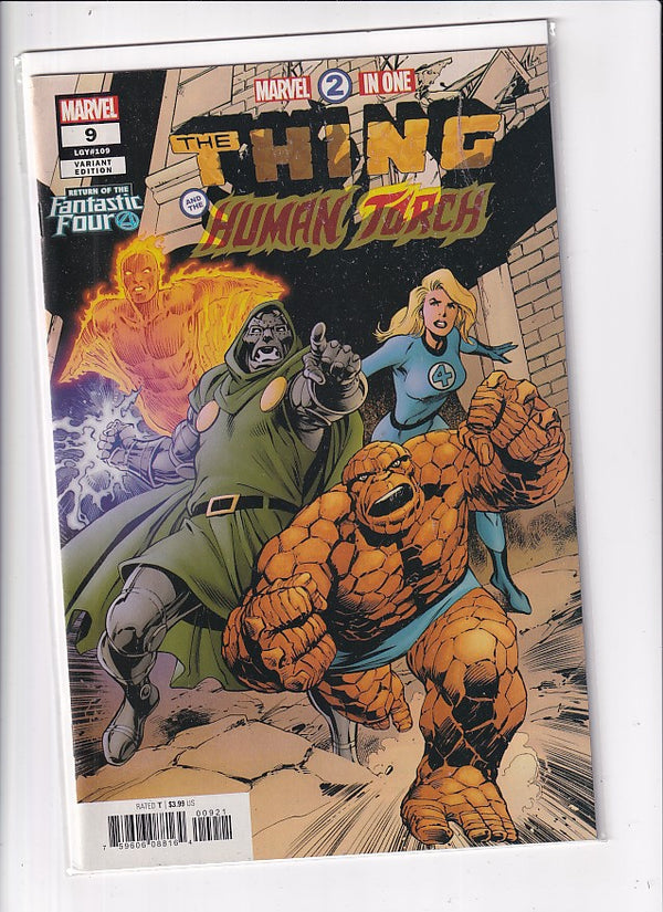 THE THING AND THE HUMAN TORCH #9 VARIANT - Slab City Comics 