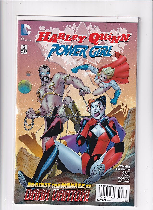 HARLEY QUINN POWER GIRL #3 - Slab City Comics 