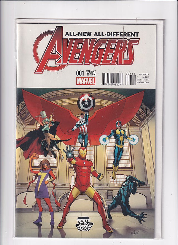 ALL NEW ALL DIFFERENT AVENGERS #1 VARIANT - Slab City Comics 