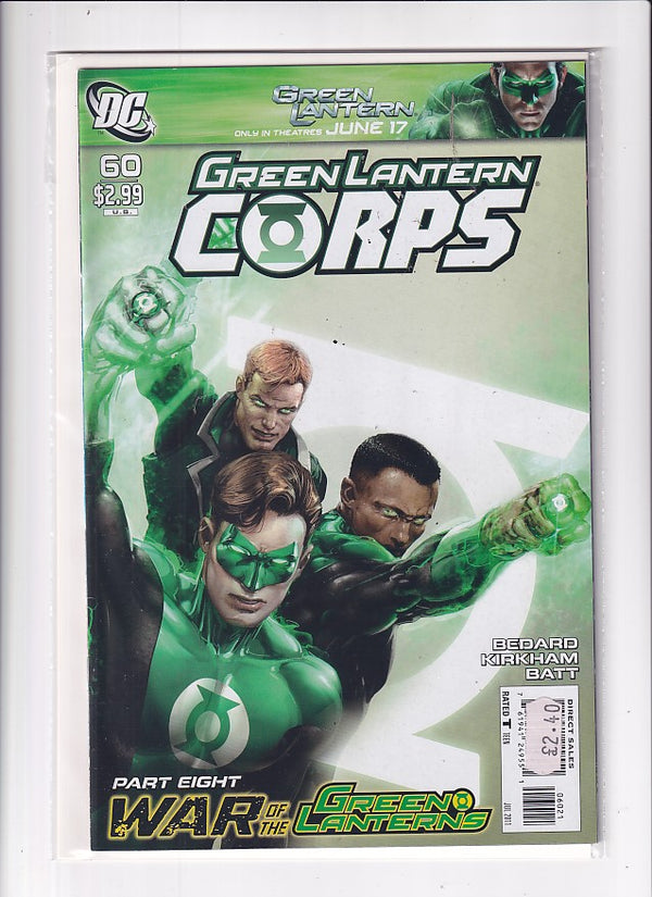 WAR OF THE GREEN LANTERN CORPS #60 - Slab City Comics 