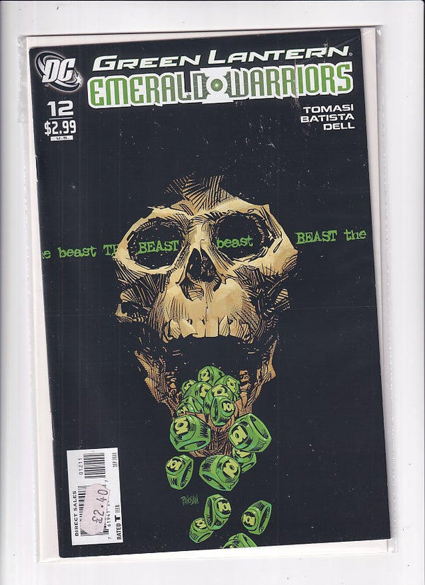 GREEN LANTERN EMERALD WARRIOR #12 - Slab City Comics 