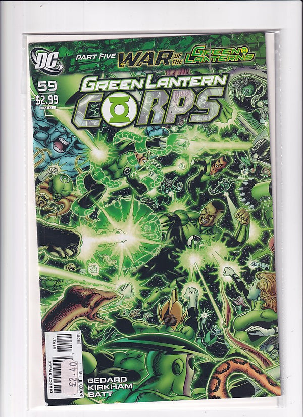 WAR OF THE GREEN LANTERN CORPS #59 - Slab City Comics 
