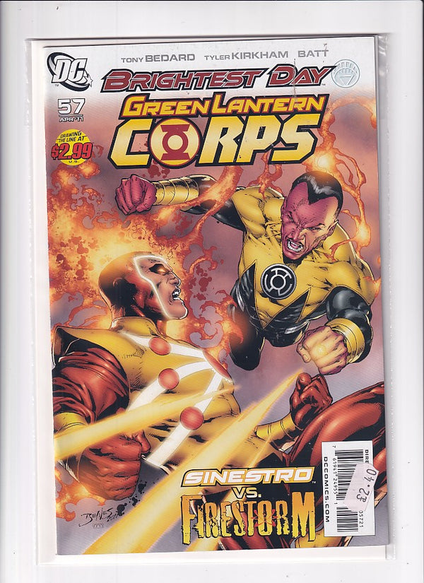 GREEN LANTERN CORPS #57 - Slab City Comics 