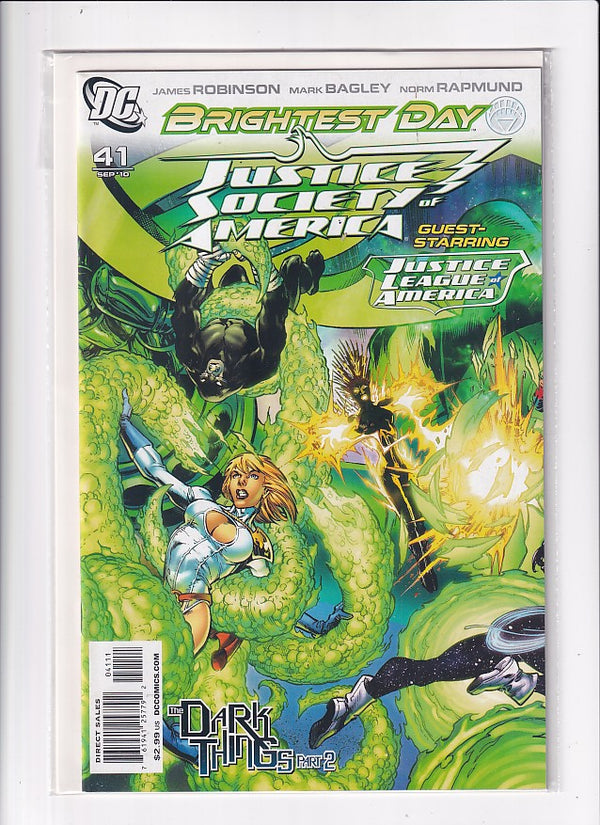 BRIGHTEST DAY JUSTICE LEAGUE OF AMERICA #41 - Slab City Comics 