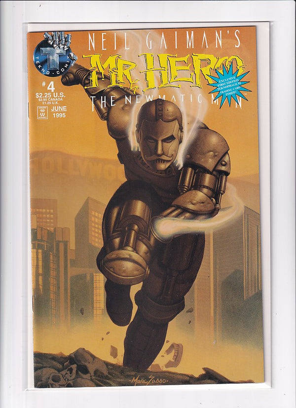 MR HERO NEWMATIC MAN #4 - Slab City Comics 