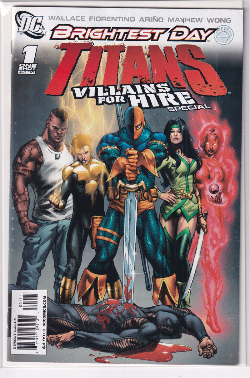 BRIGHTEST DAY TITANS VILLAINS FOR HIRE