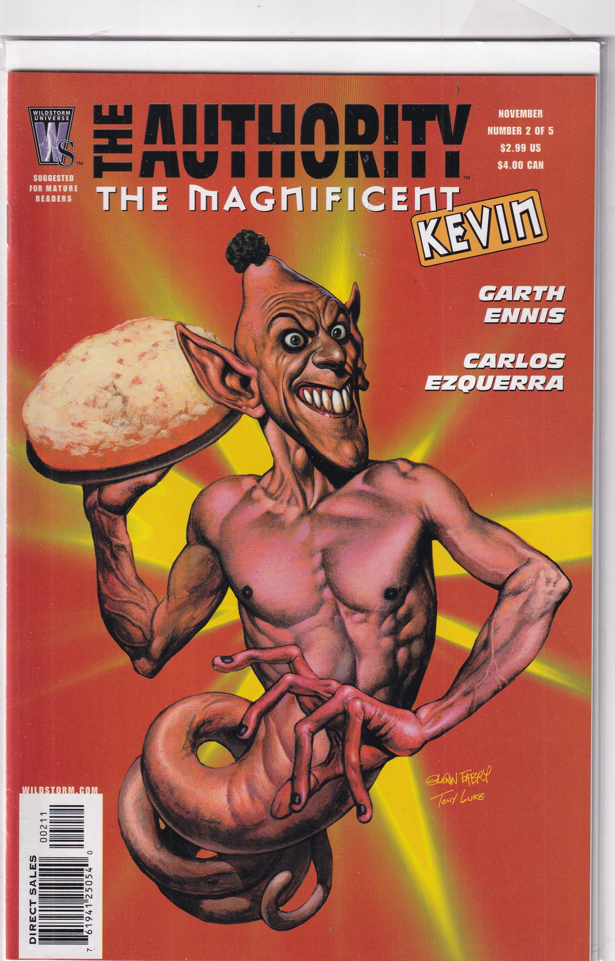 AUTHORITY MAGNIFICENT KEVIN #2 - Slab City Comics 