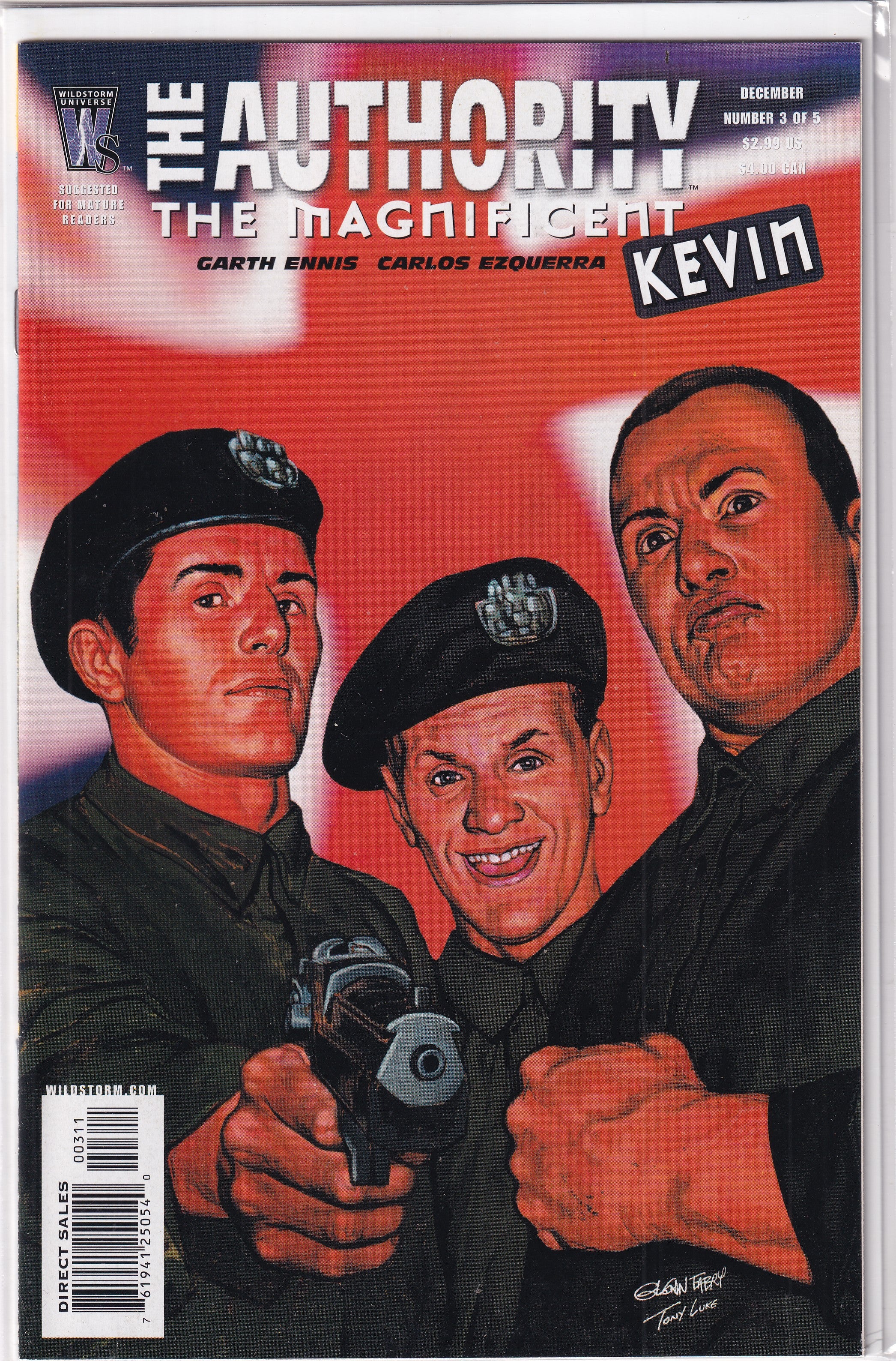 AUTHORITY MAGNIFICENT KEVIN #3 - Slab City Comics 