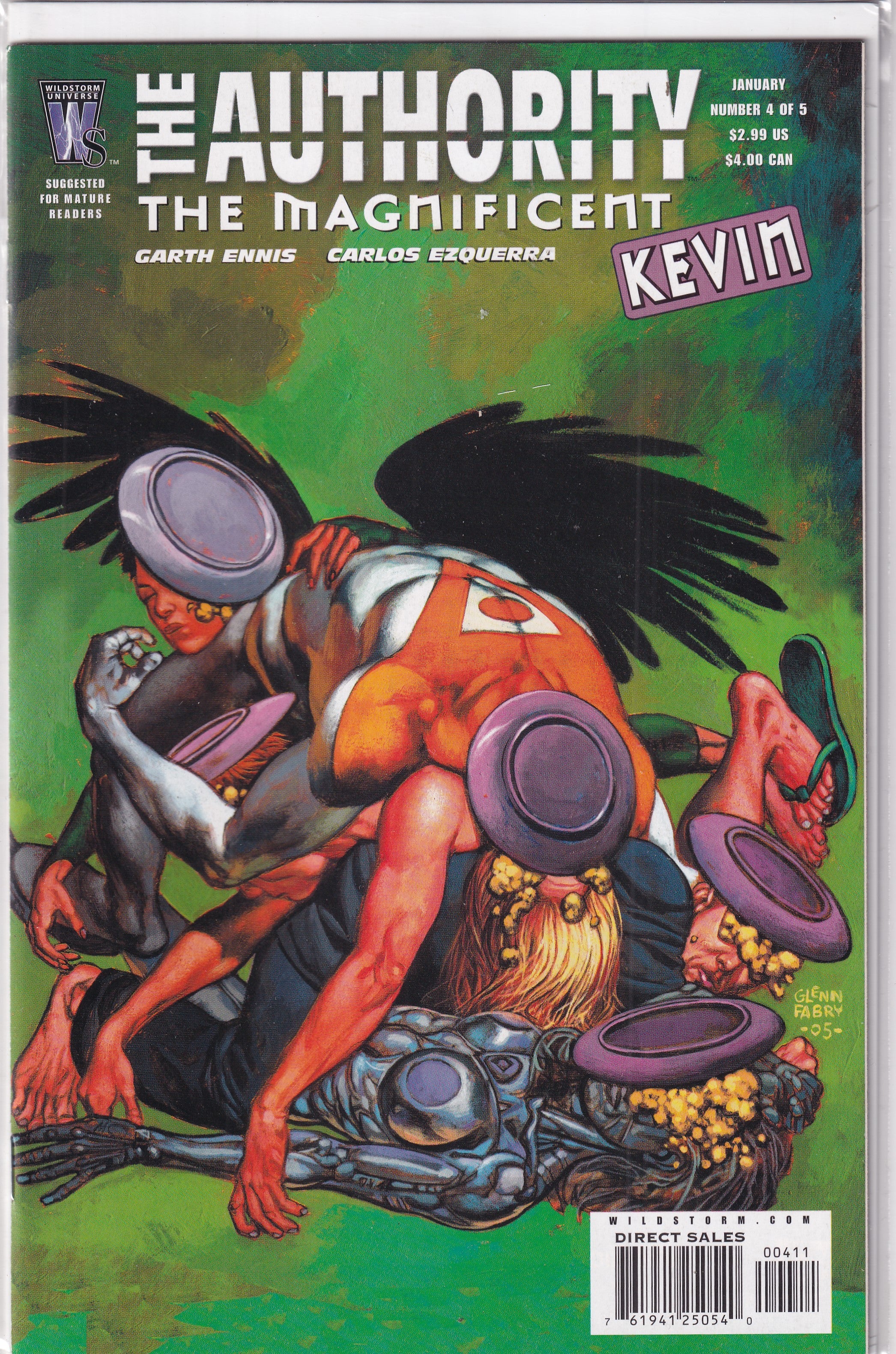 AUTHORITY MAGNIFICENT KEVIN #4 - Slab City Comics 