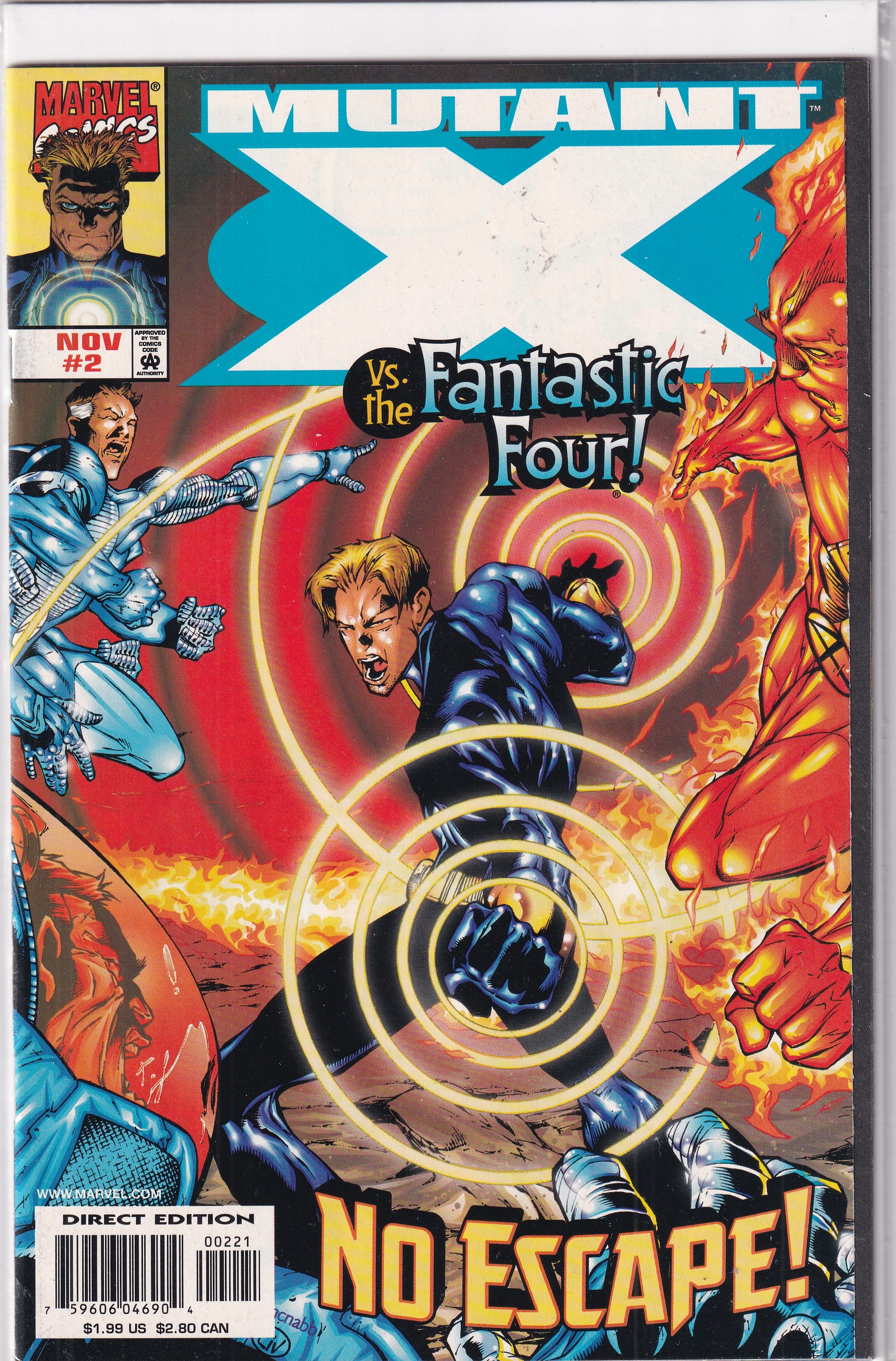 MUTANT X VS FANTASTIC FOUR #2 - Slab City Comics 