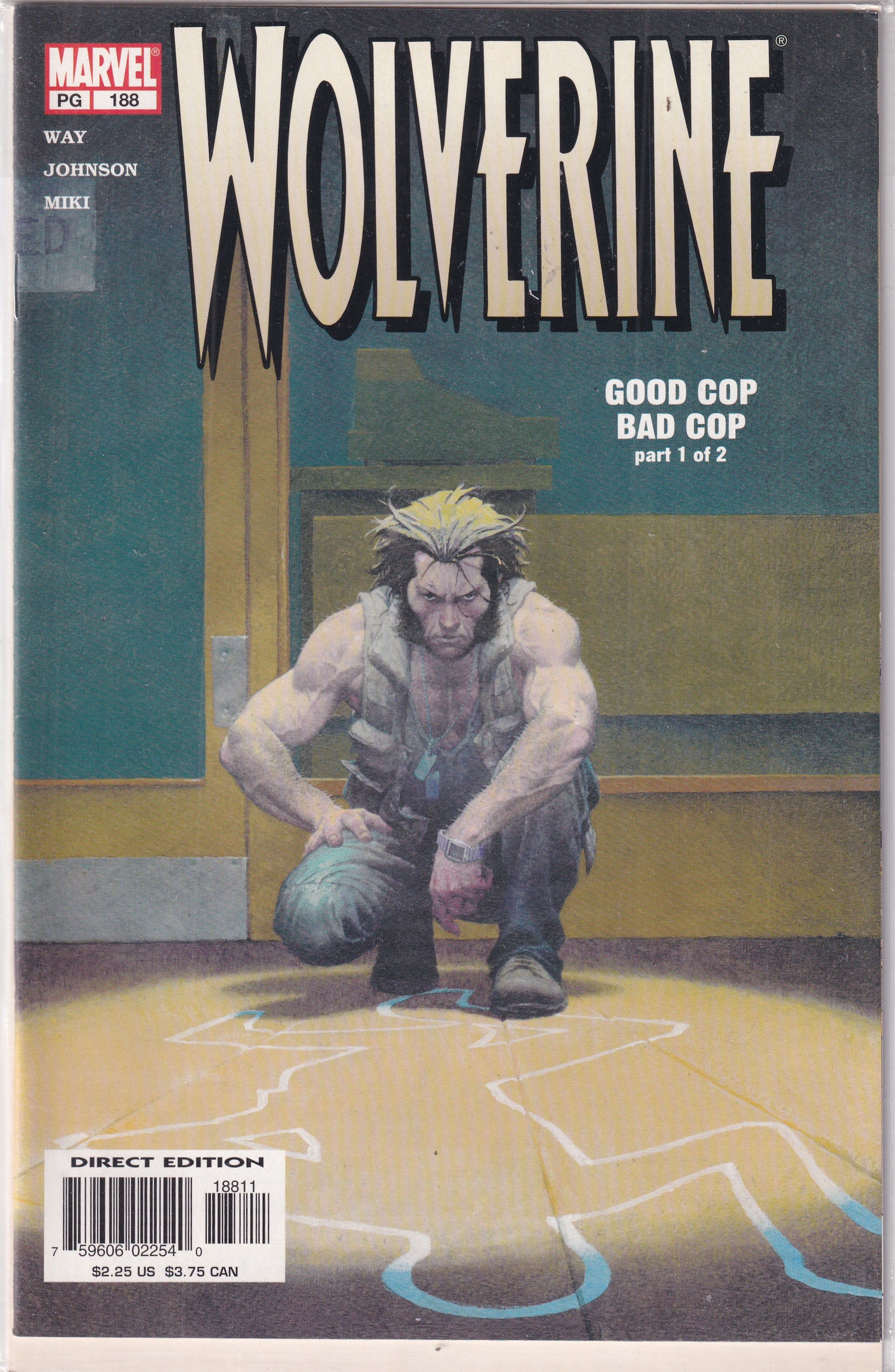WOLVERINE  #188 - Slab City Comics 