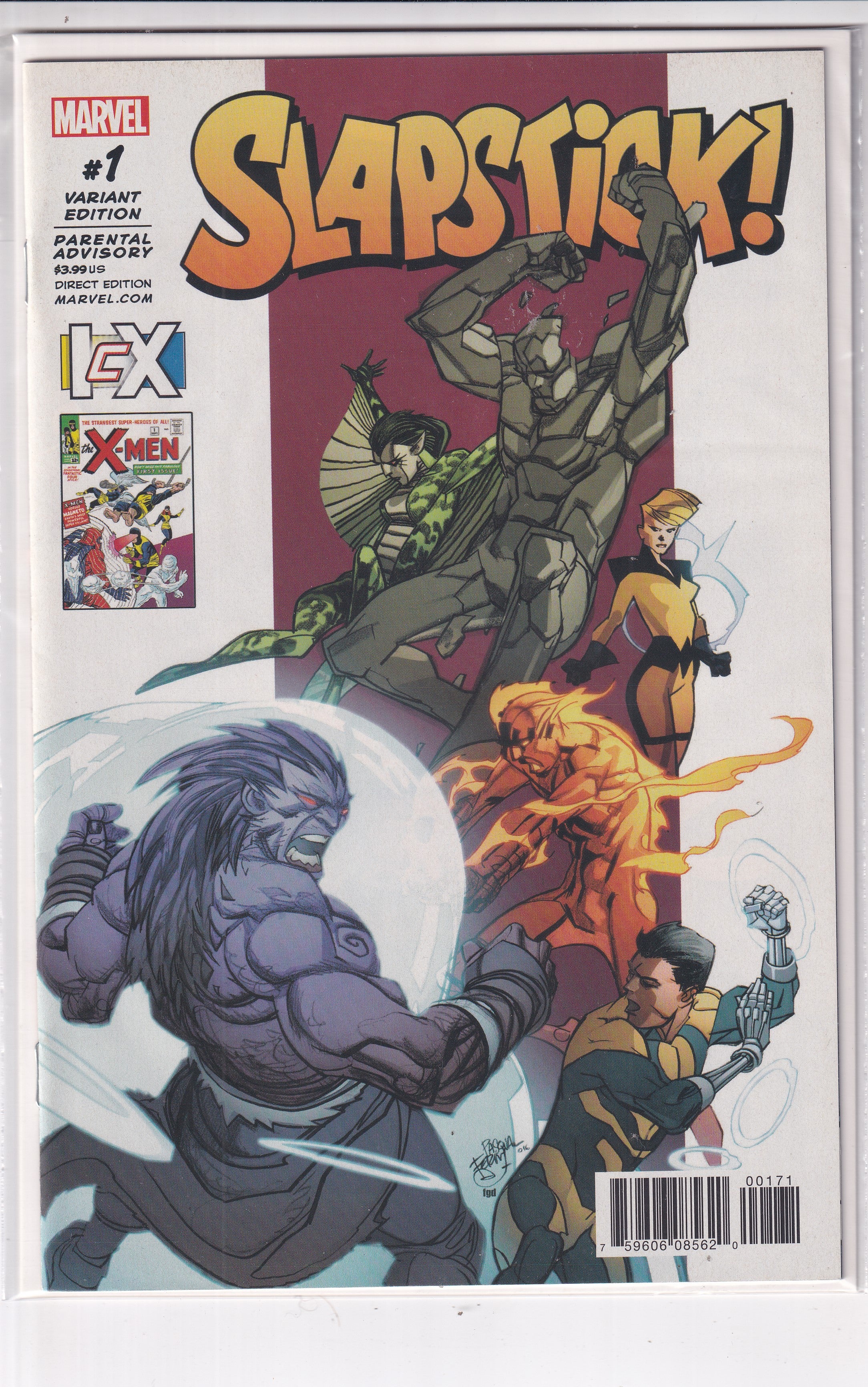 SLAPSTICK #1 VARIANT - Slab City Comics 