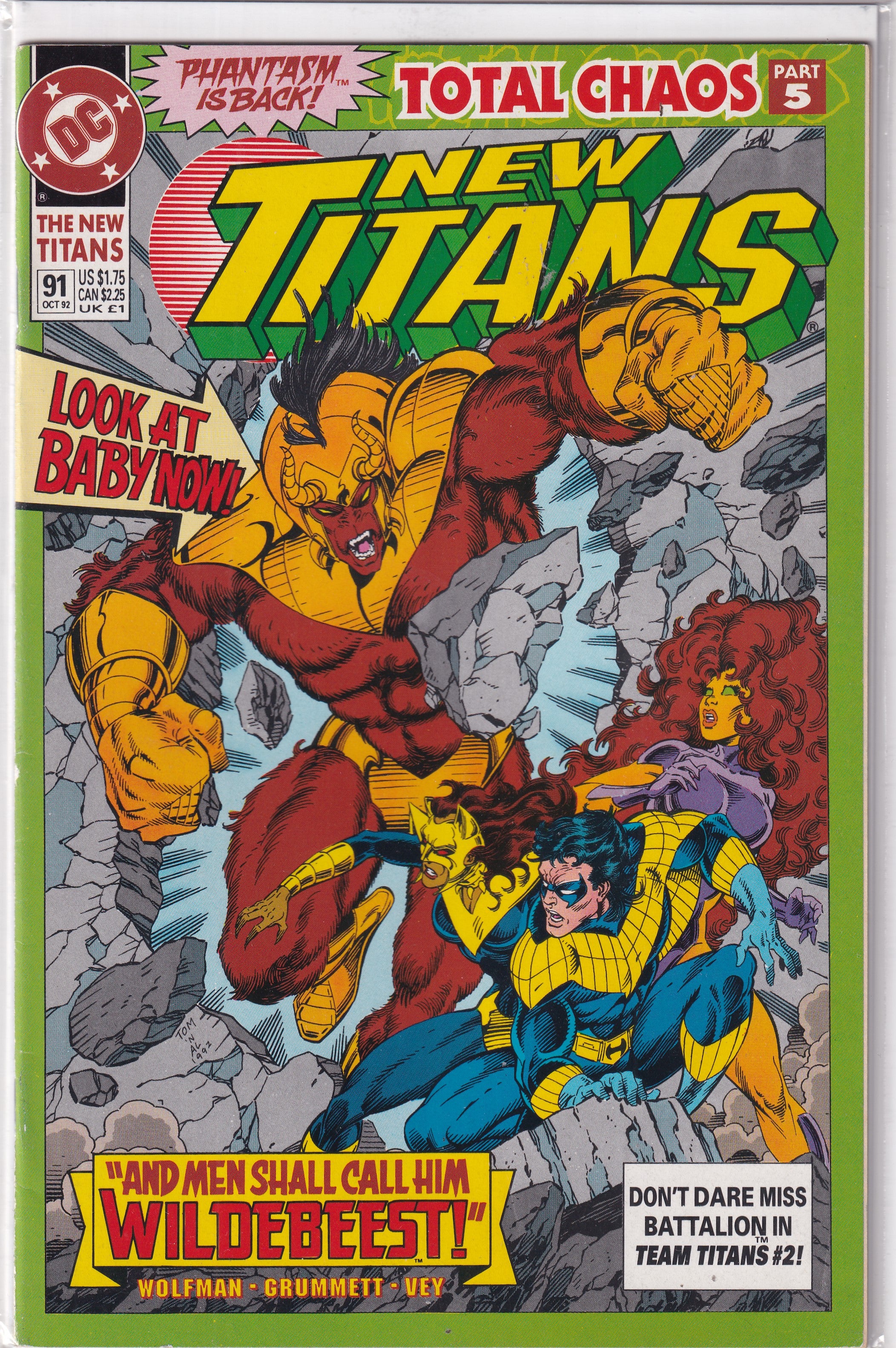 NEW TITANS #91 - Slab City Comics 
