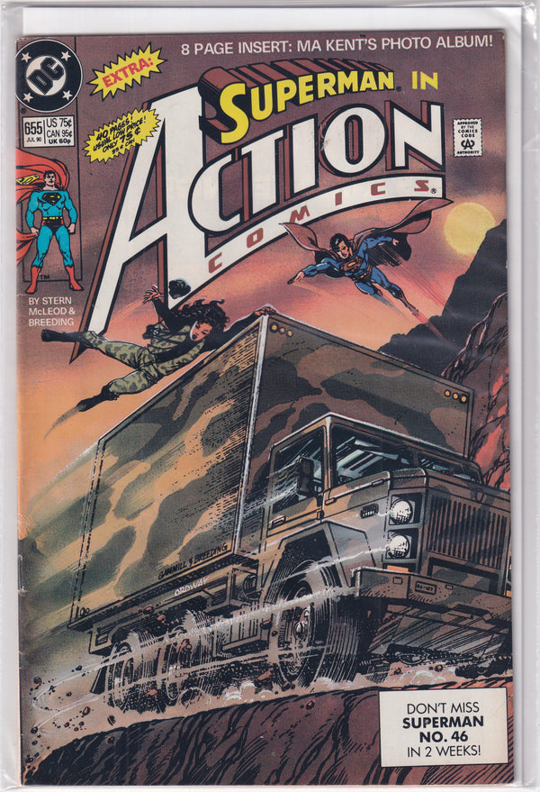 SUPERMAN IN ACTION COMICS #655 - Slab City Comics 
