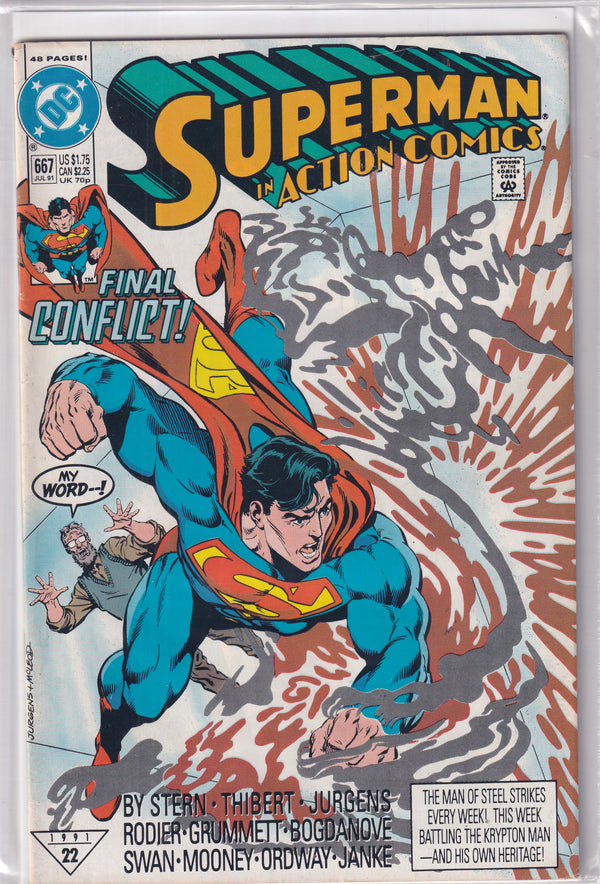 SUPERMAN IN ACTION COMICS #667 - Slab City Comics 