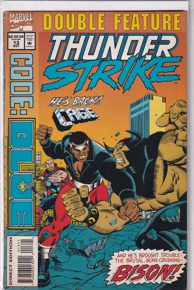 DOUBLE FEATURE THUNDER STRIKE CODE: BLUE