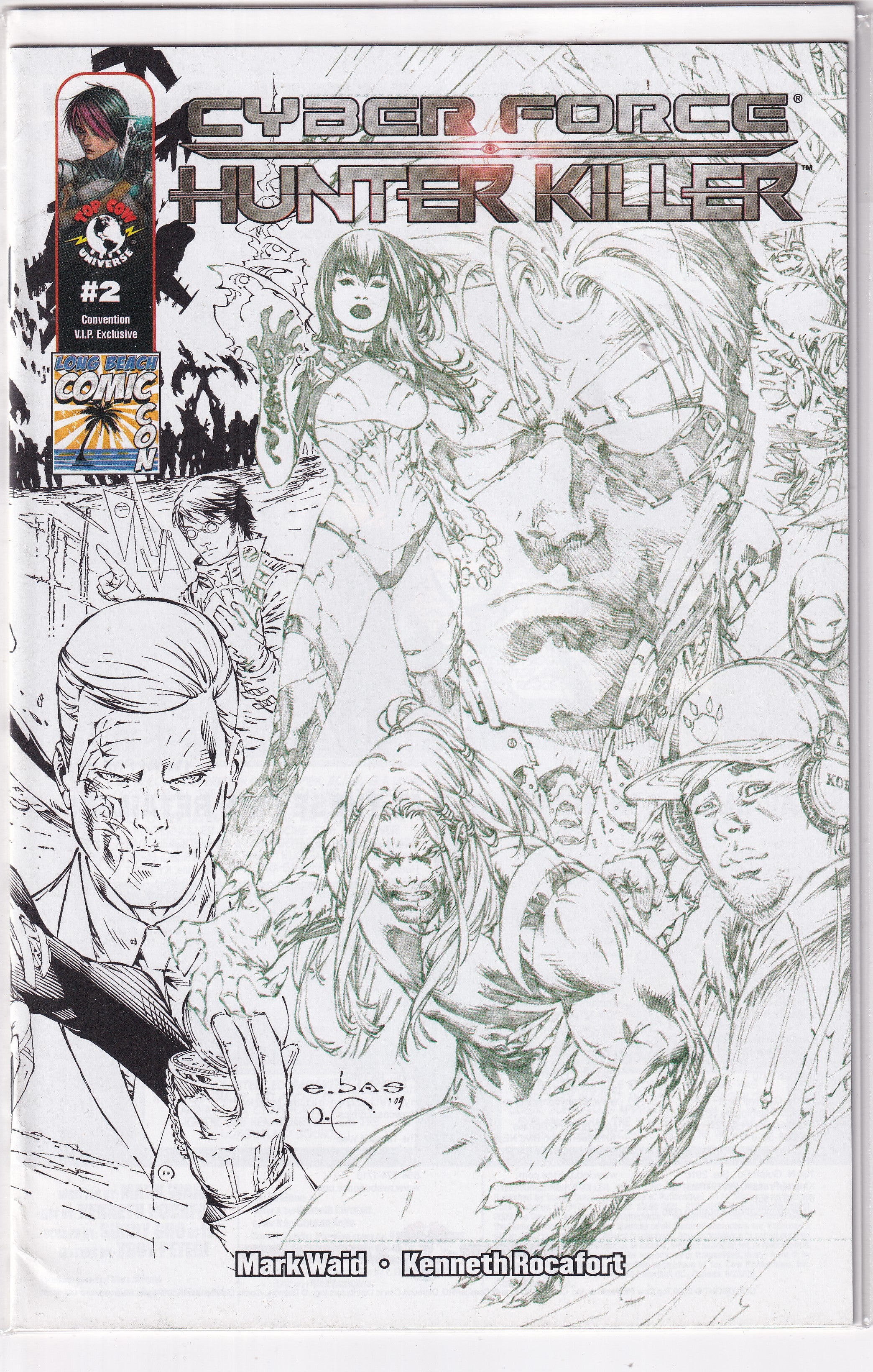 CYBER FORCE HUNTER KILLER #2 LBCC VARIANT - Slab City Comics 