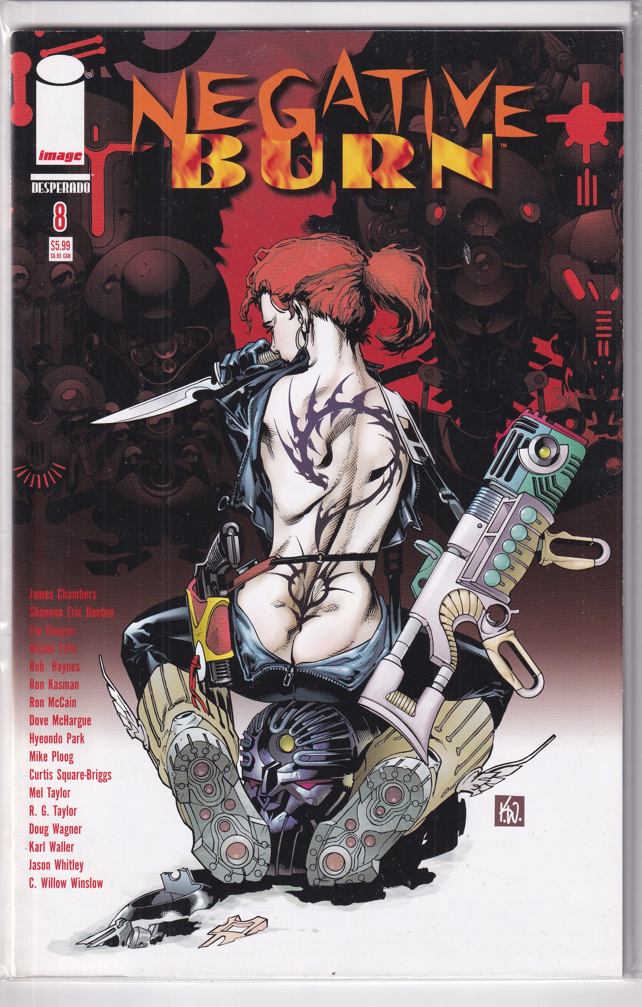 NEGATIVE BURN #8 - Slab City Comics 