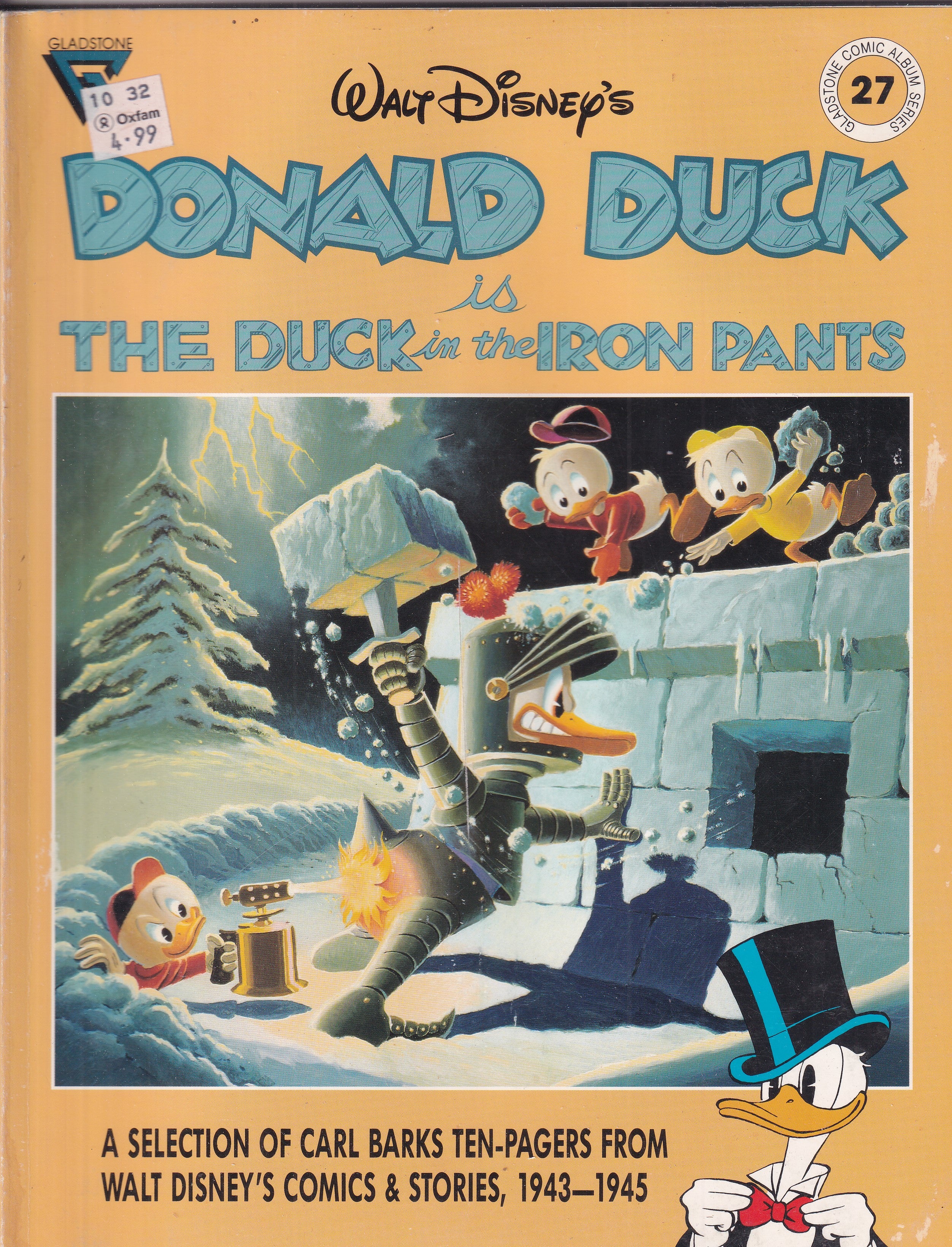 DONALD DUCK IS DUCK IN THE IRON PANTS #27 - Slab City Comics 