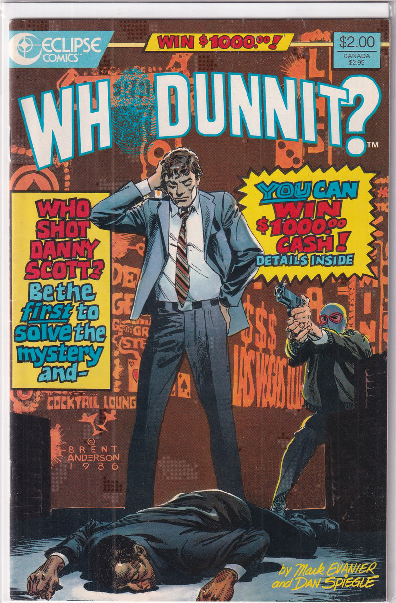 WHO DUNNIT - Slab City Comics 
