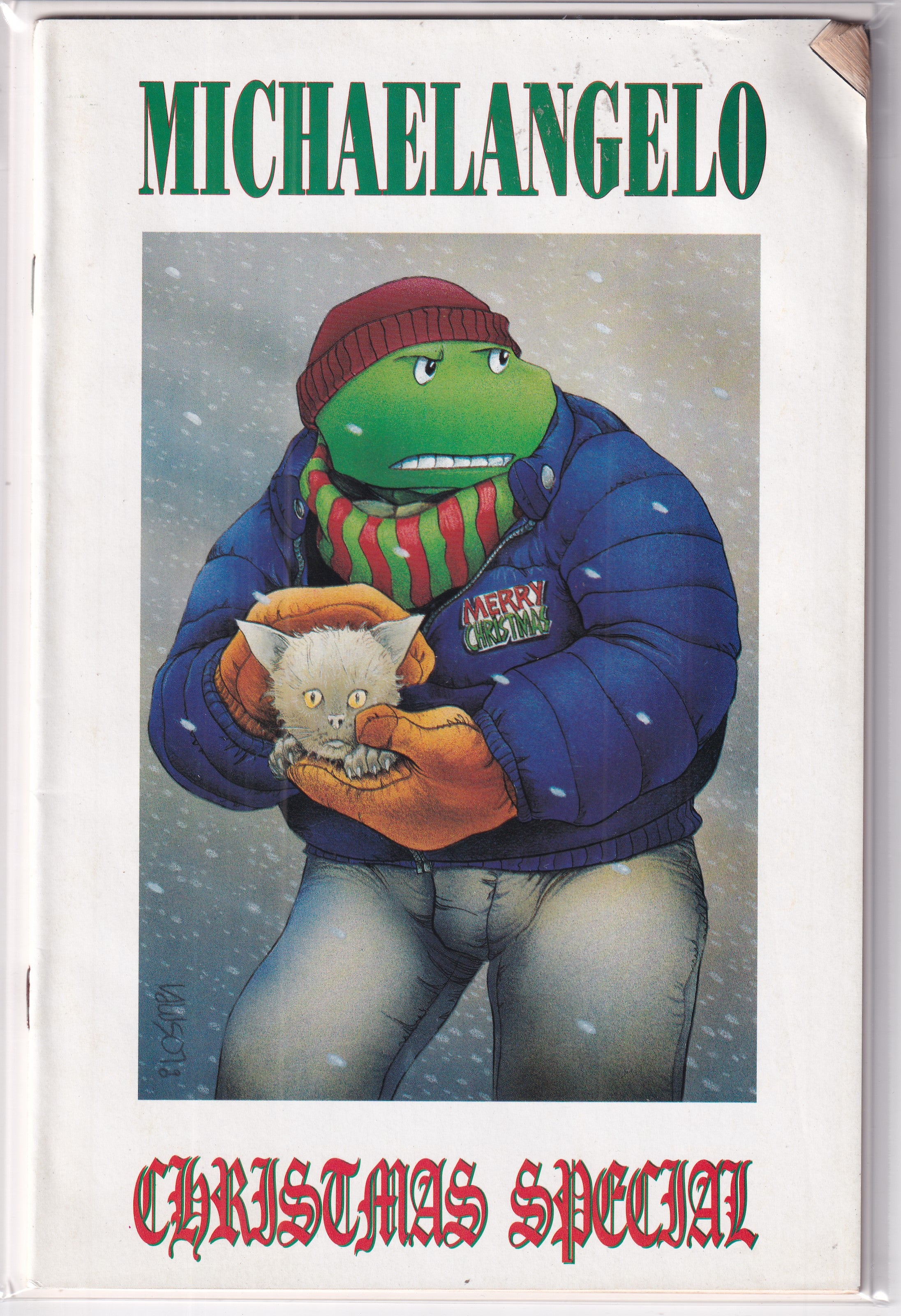 MICHAELANGELO CHRISTMAS SPECIAL - Slab City Comics 