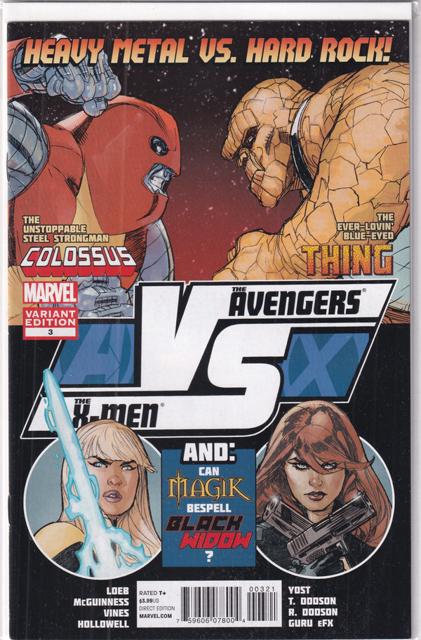 AVENGERS VS X-MEN #3 VARIANT - Slab City Comics 
