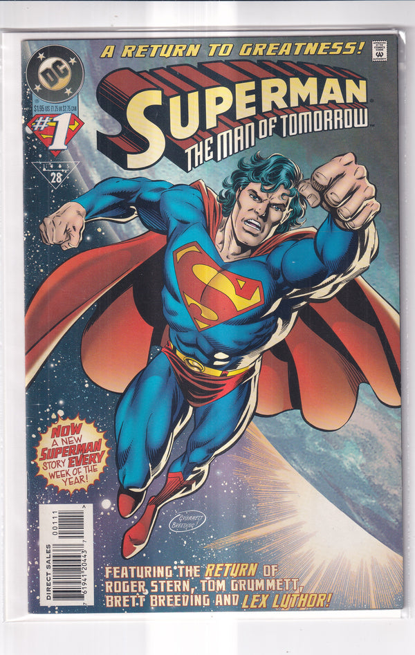 SUPERMAN MAN OF TOMORROW #1 - Slab City Comics 