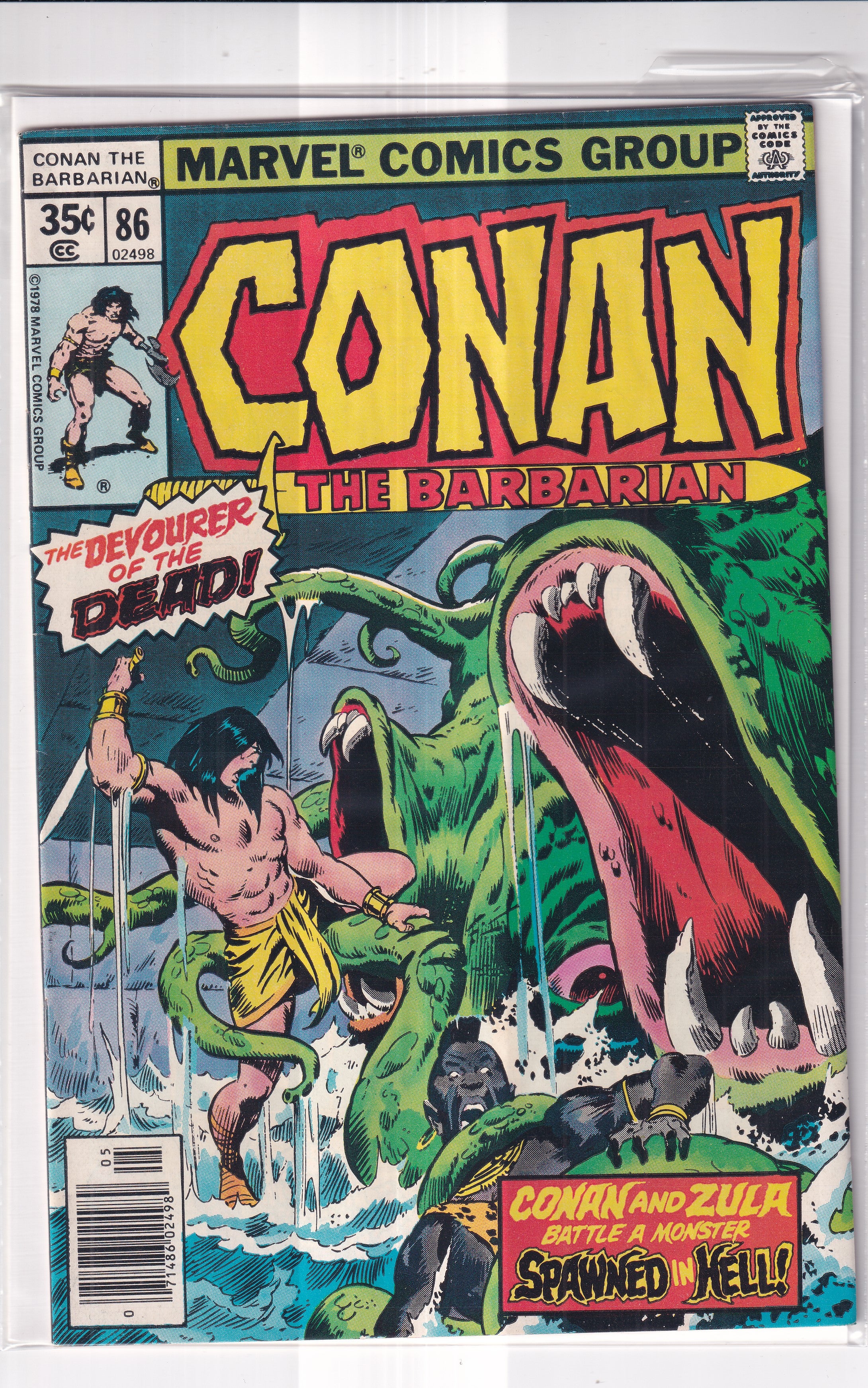 CONAN THE BARBARIAN #86 - Slab City Comics 