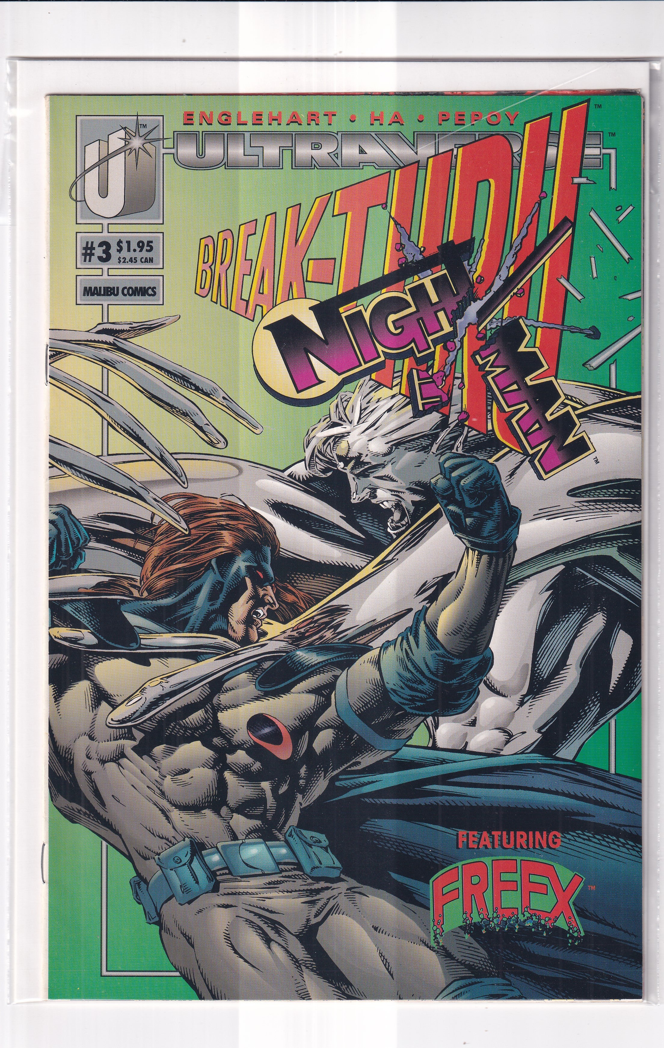 ULTRAVERSE BREAK-THRU NIGHT MAN #3 - Slab City Comics 