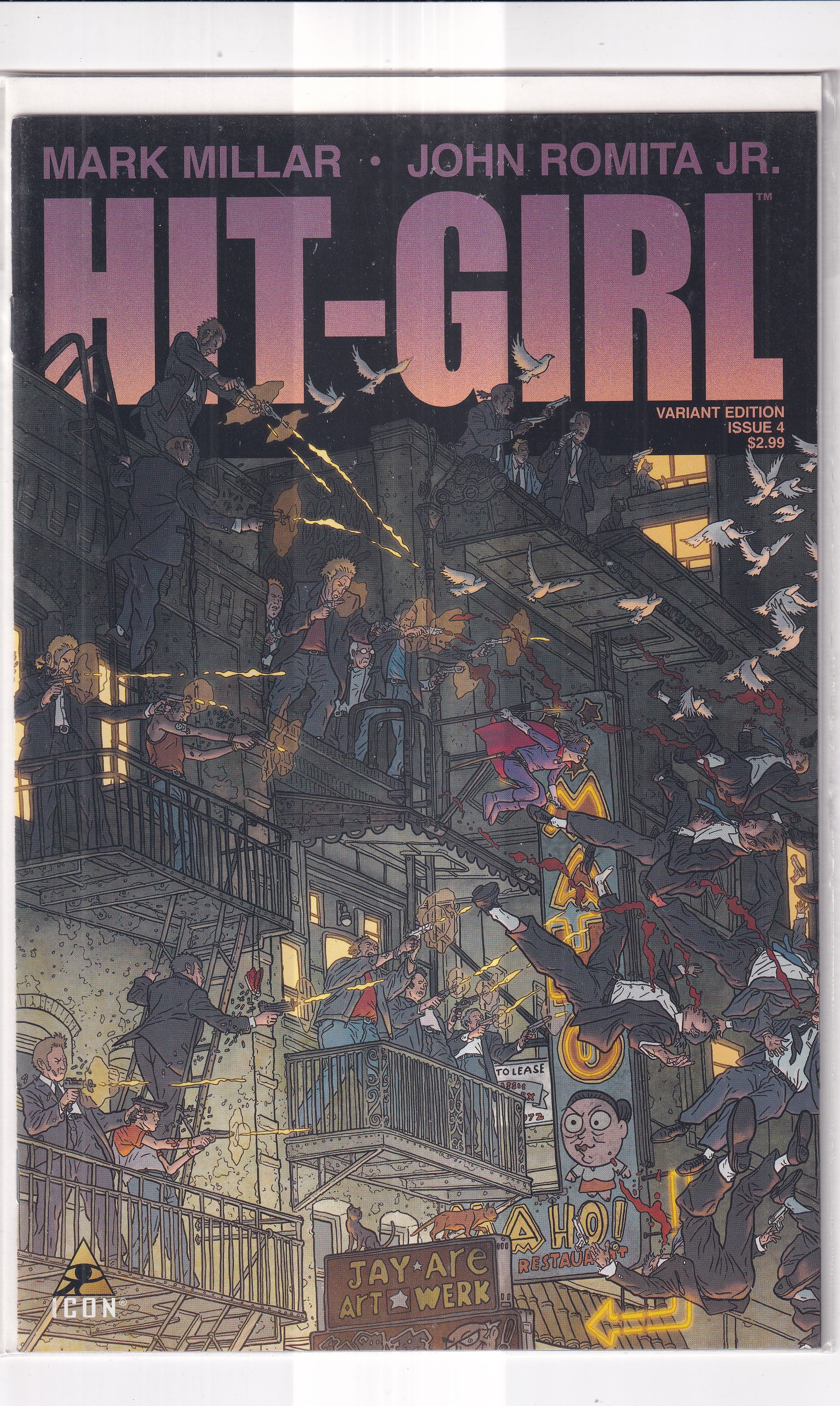 HIT-GIRL #4 VARIANT - Slab City Comics 