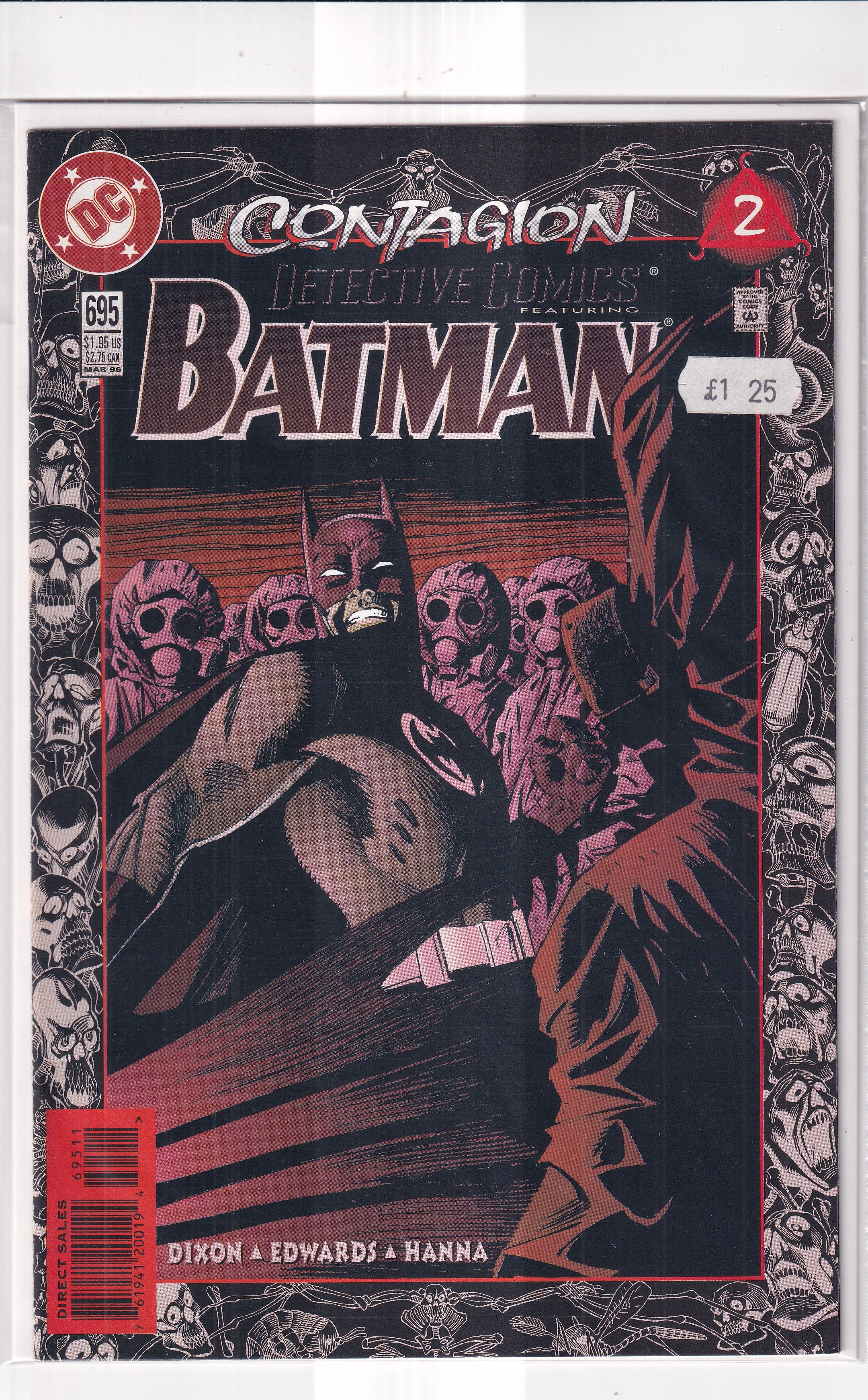 CONTAGION DETECTIVE COMICS BATMAN #695 - Slab City Comics 