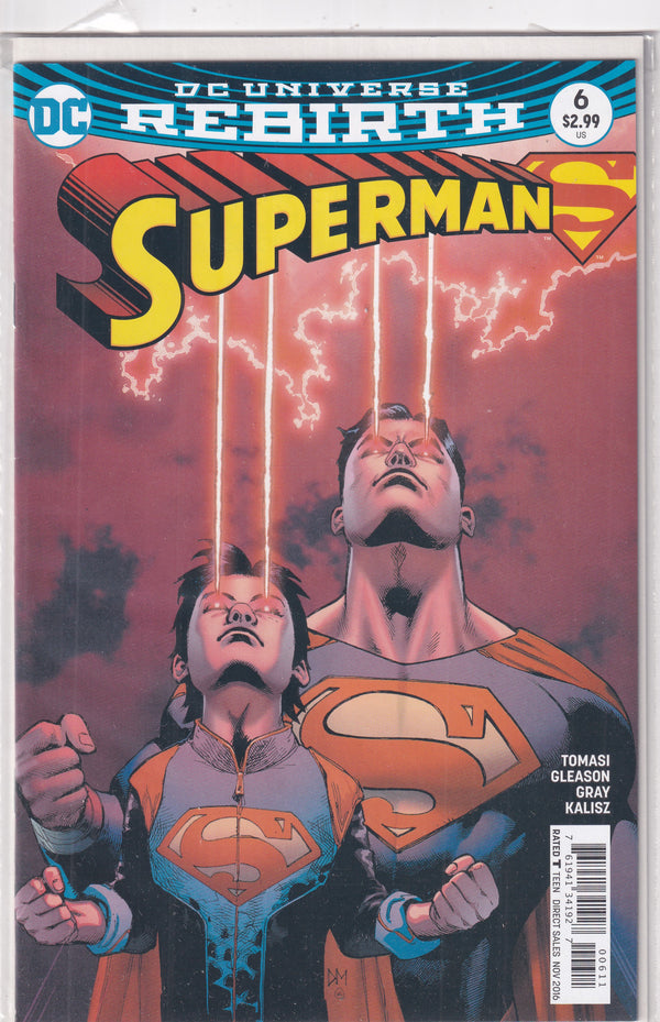 DC UNIVERSE REBIRTH SUPERMAN #6 - Slab City Comics 