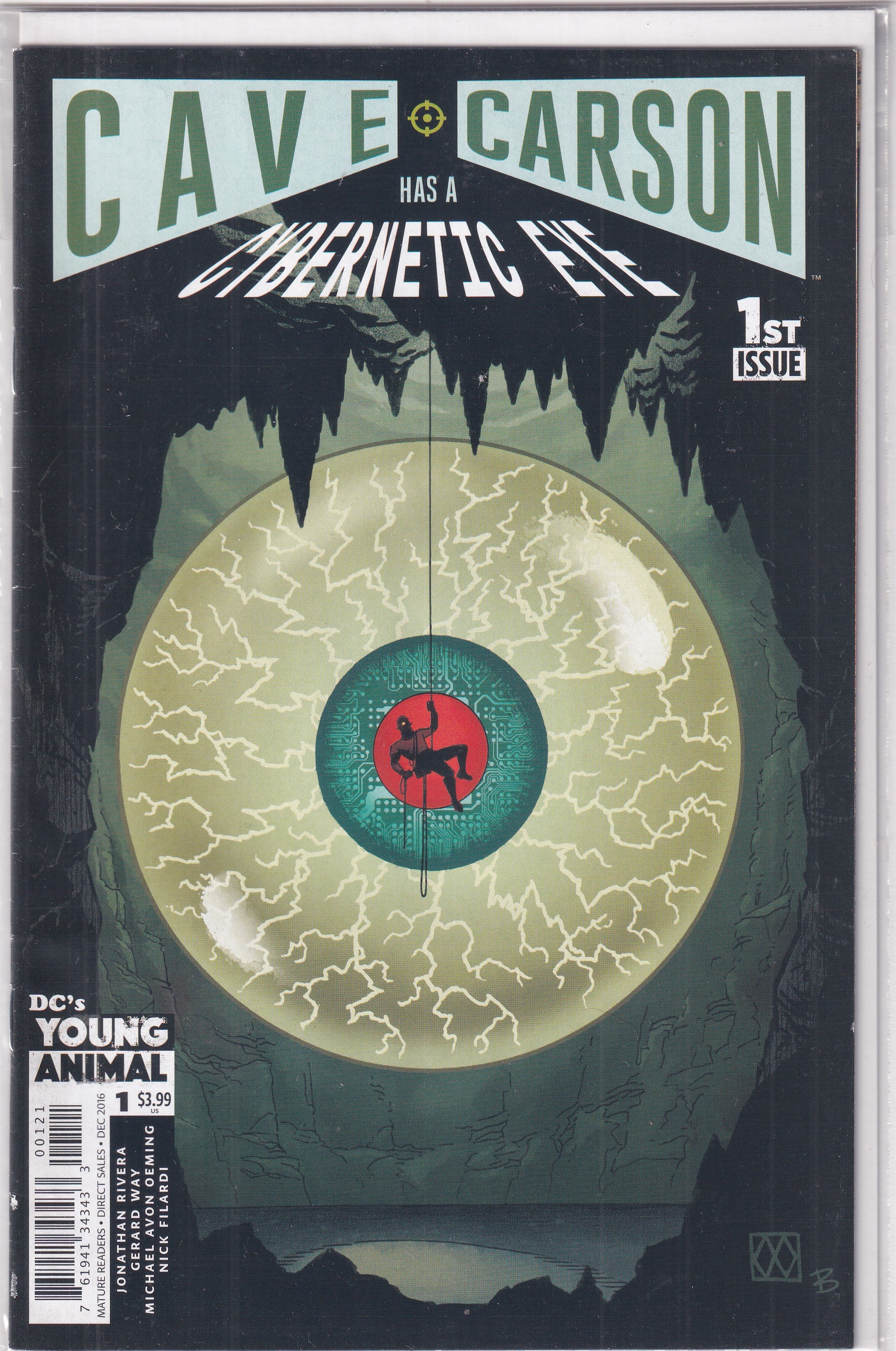 CAVE CARSON HAS A CYBERNETIC EYE #1 - Slab City Comics 