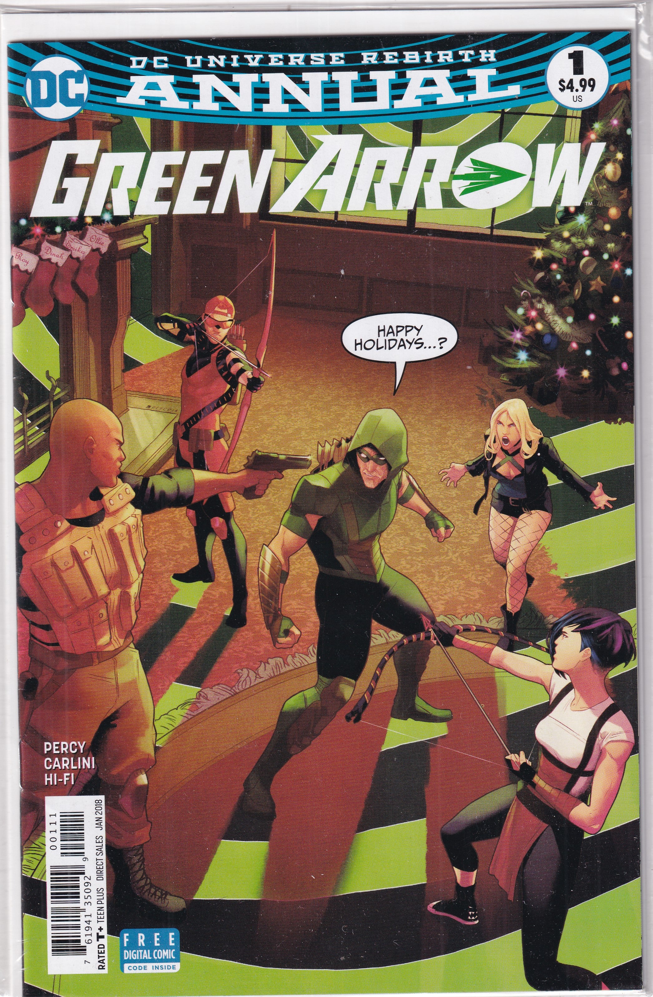 DC UNIVERSE REBIRTH ANNUAL GREEN ARROW #1 - Slab City Comics 