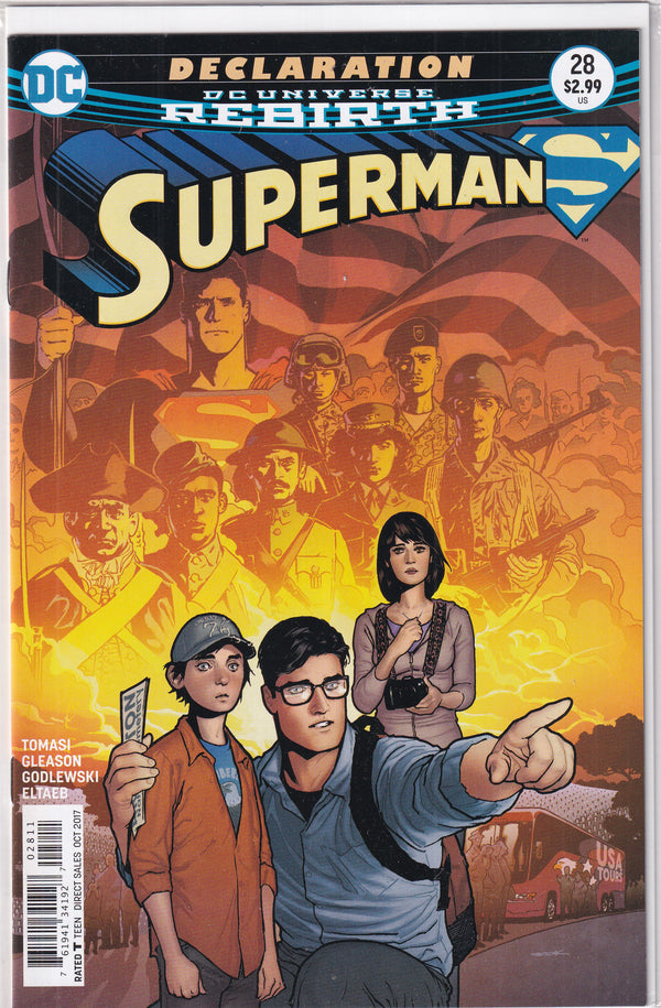 DC UNIVERSE REBIRTH SUPERMAN #28 - Slab City Comics 