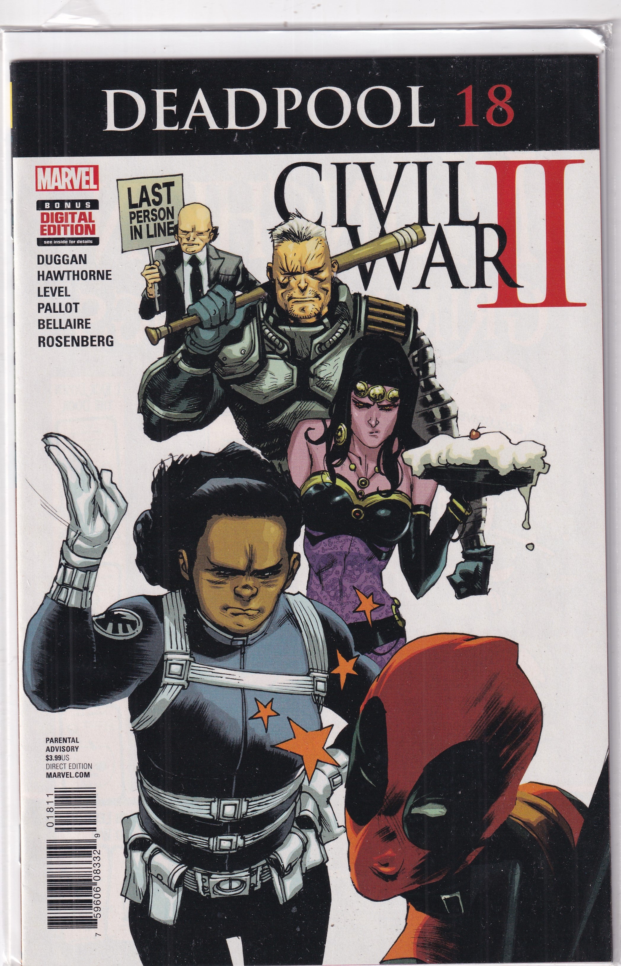 DEADPOOL #18 CIVIL WAR II - Slab City Comics 