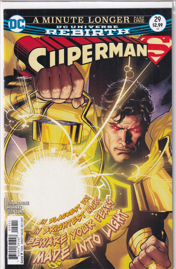 DC UNIVERSE REBIRTH SUPERMAN #29 - Slab City Comics 