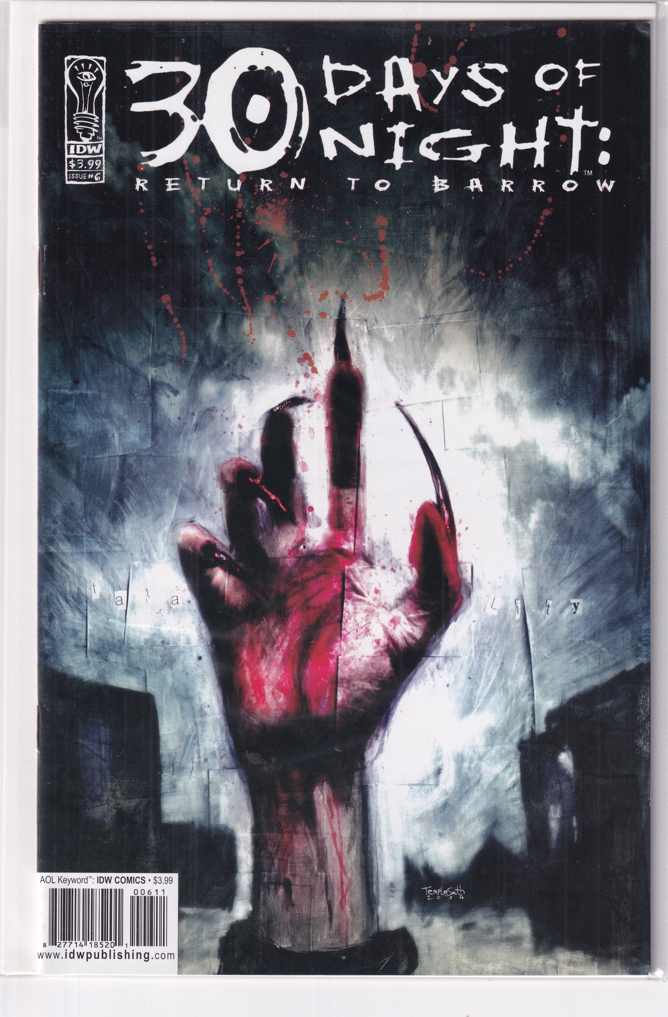 30 DAYS OF NIGHT RETURN TO BARROW #6 - Slab City Comics 