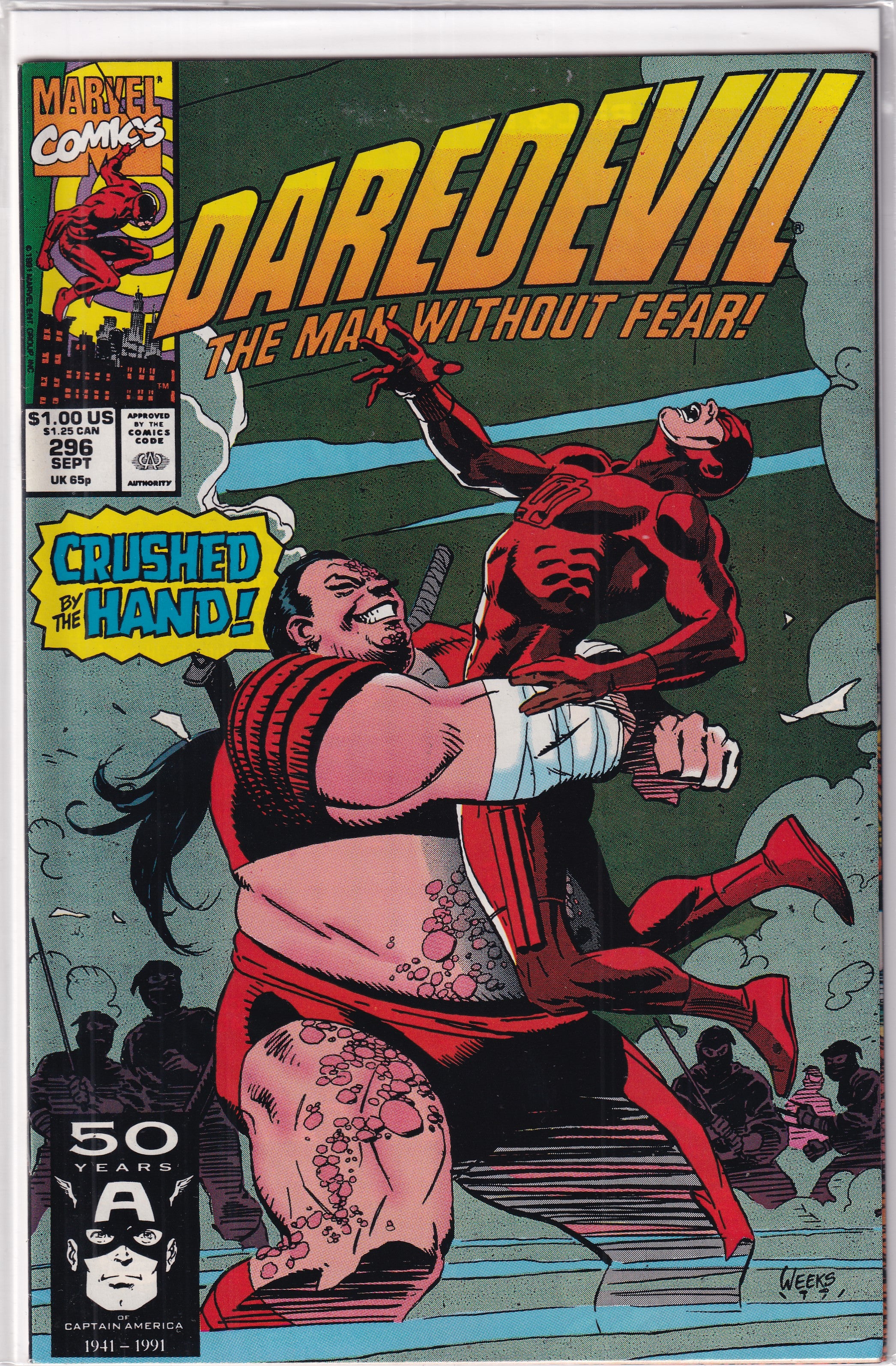 DAREDEVIL #296 - Slab City Comics 
