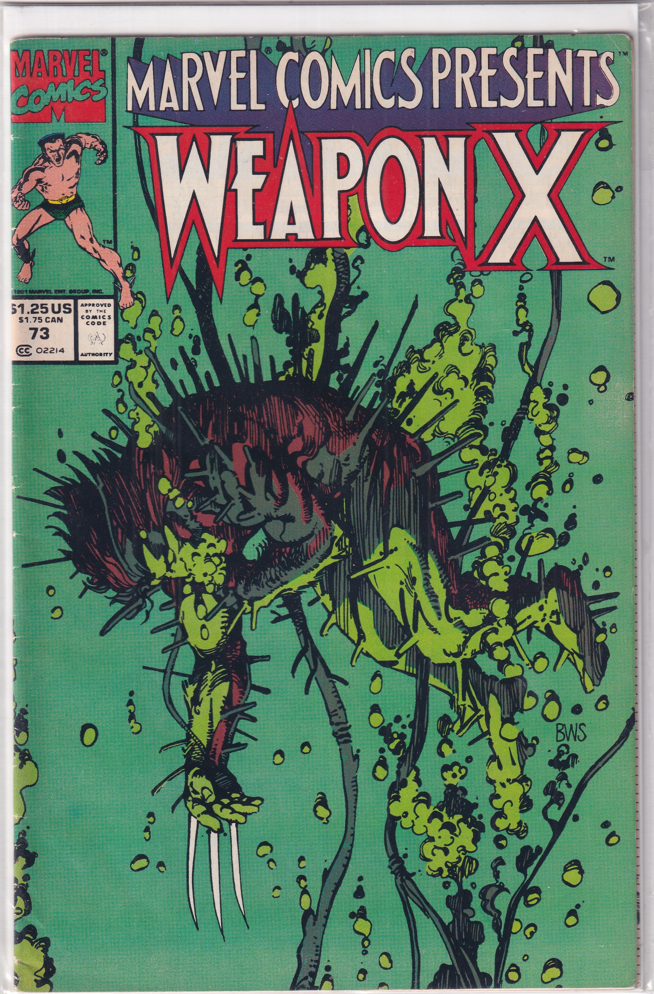 MARVEL COMICS PRESENTS WEAPON X #73 - Slab City Comics 