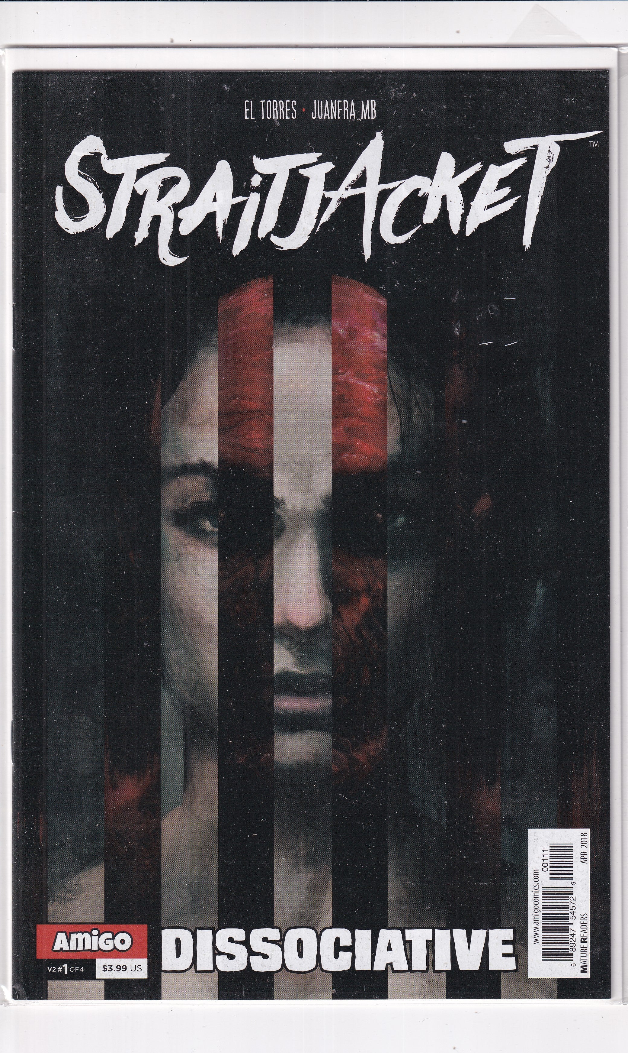 STRAIGHT JACKET #1 VARIANT - Slab City Comics 