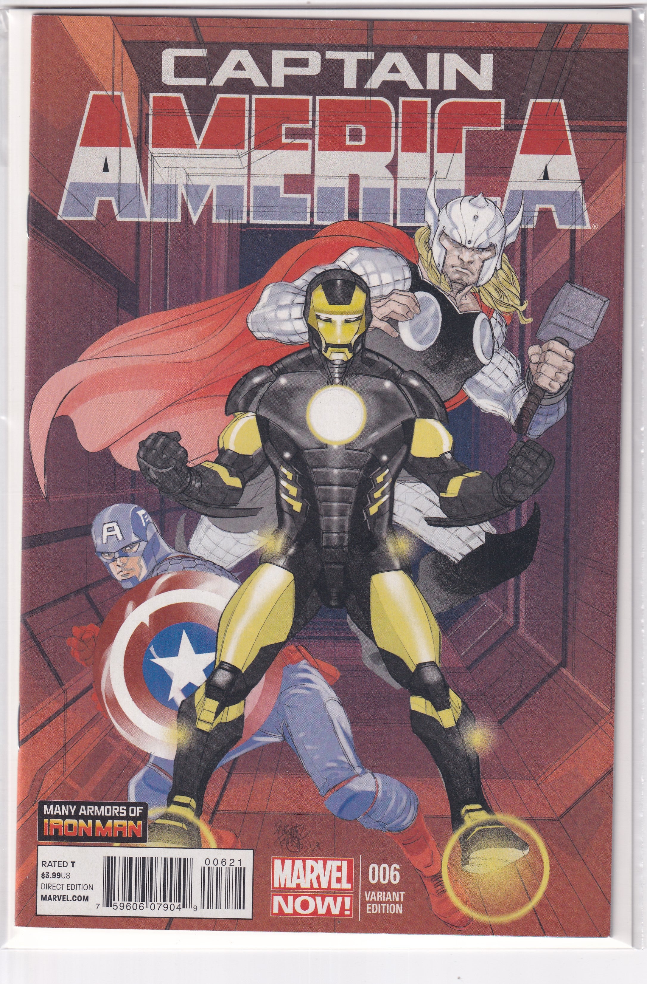 CAPTAIN AMERICA #6 VARIANT - Slab City Comics 