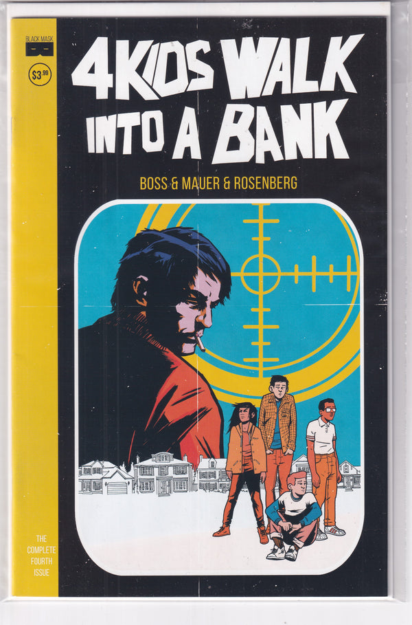 4KIDS WALK INTO A BANK #4 - Slab City Comics 