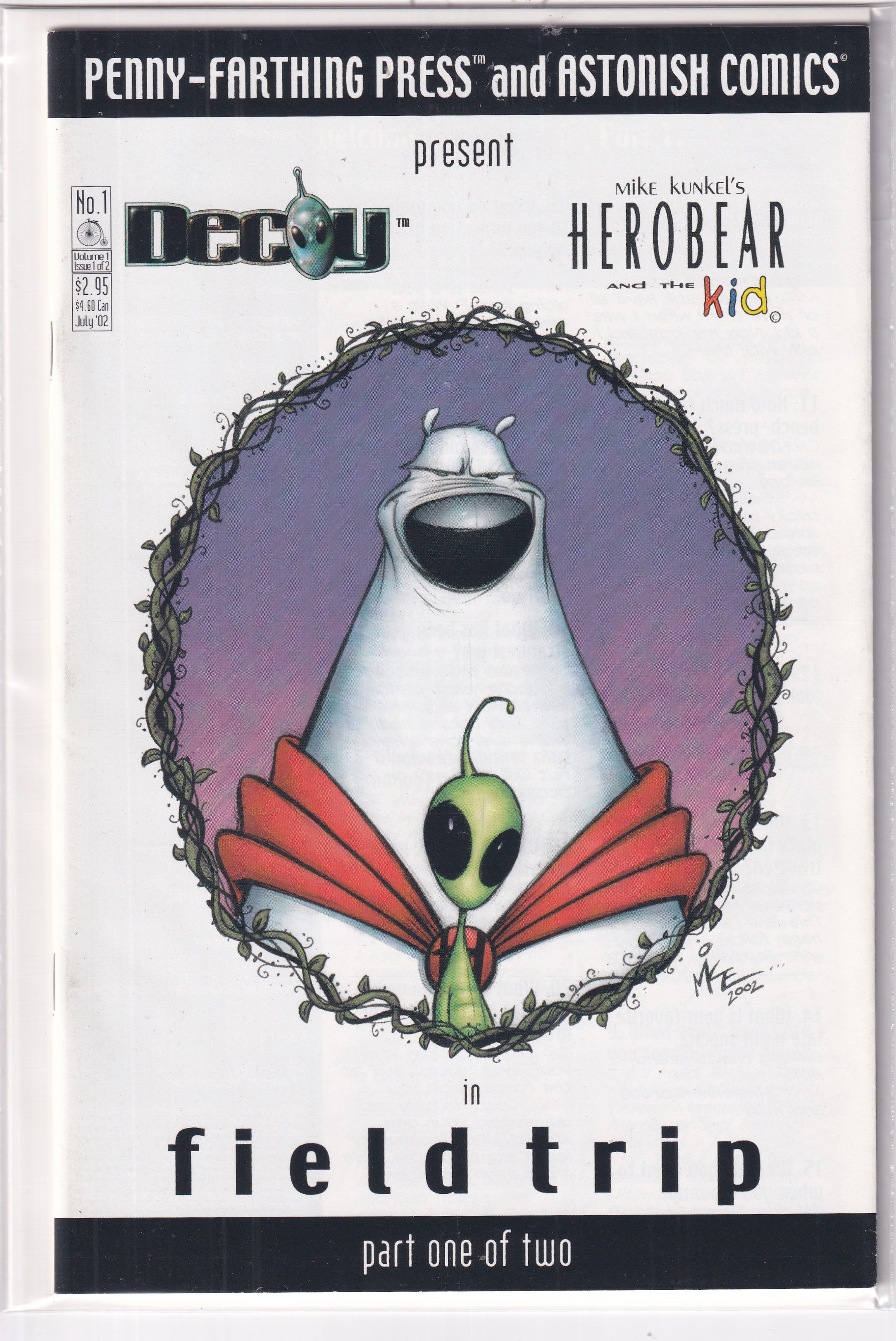 DECOY MIKE KUNKEL'S AND THE KID IN FIELD TRIP #1 - Slab City Comics 