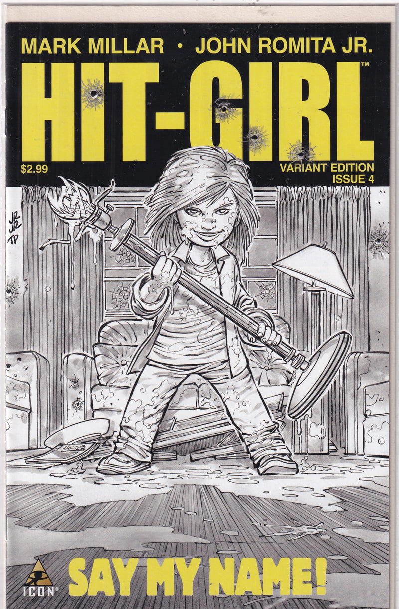 HIT-GIRL VARIANT B&W