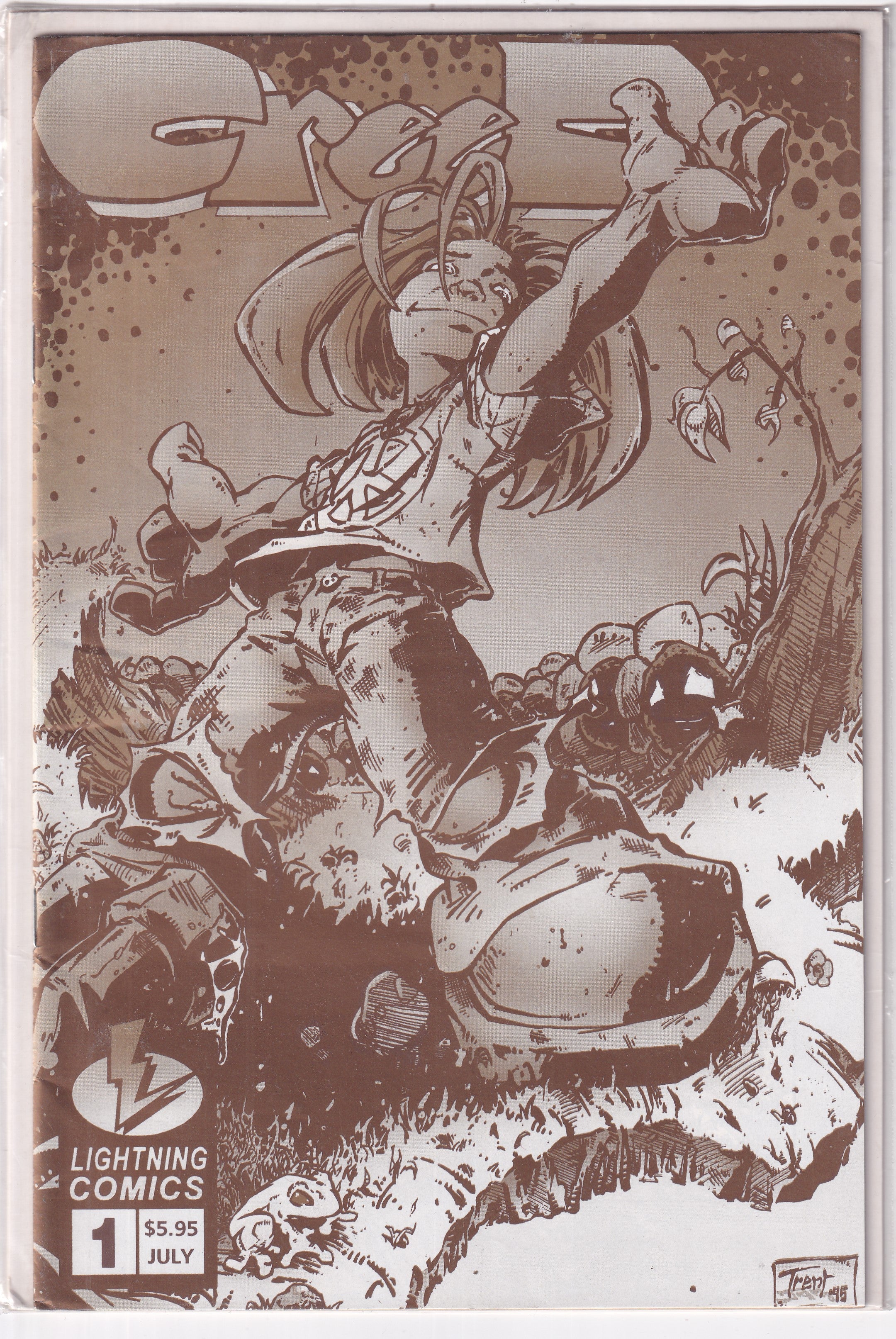 CREED B&W #1 - Slab City Comics 