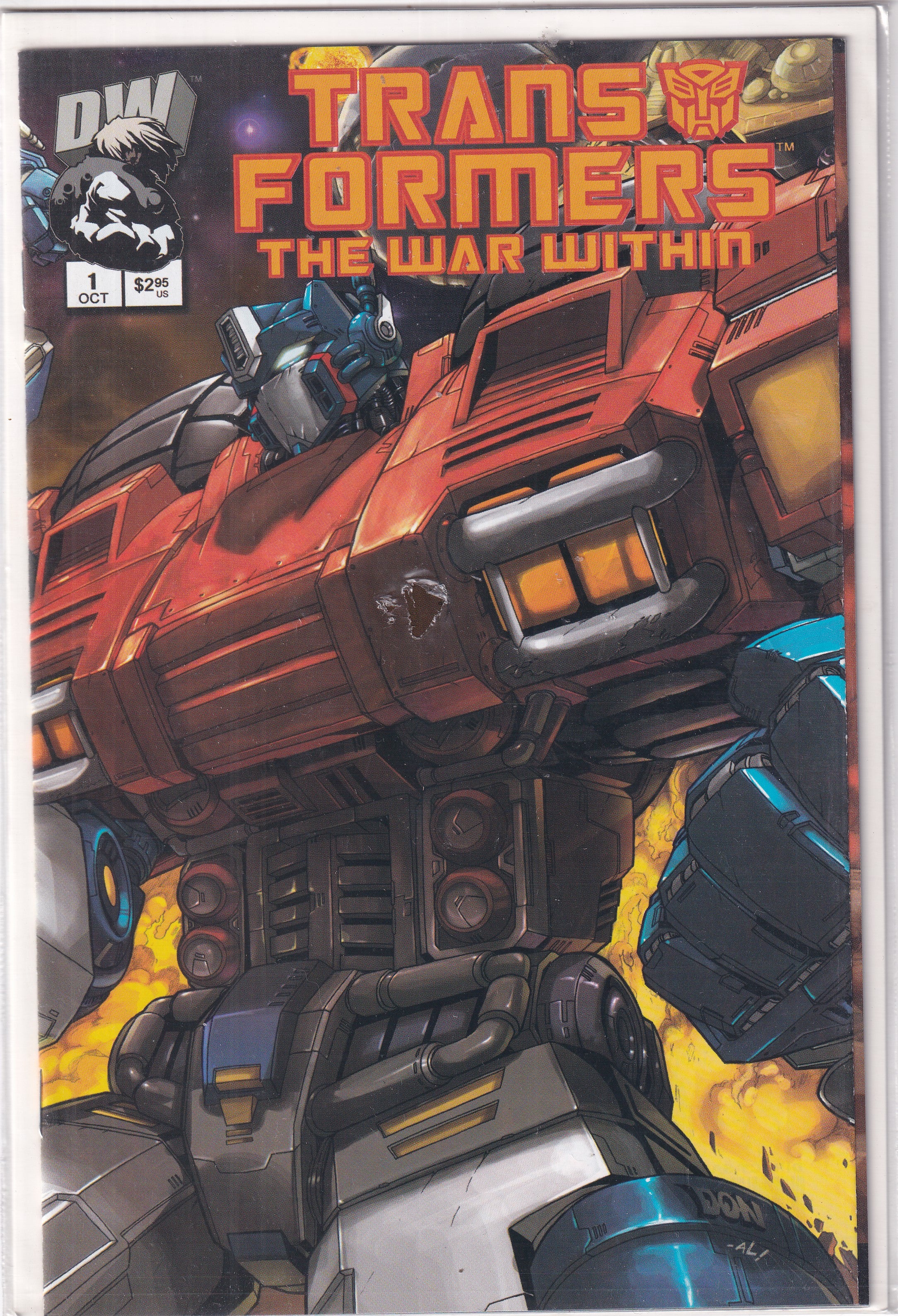 TRANSFORMERS WAR WITHIN #1 - Slab City Comics 