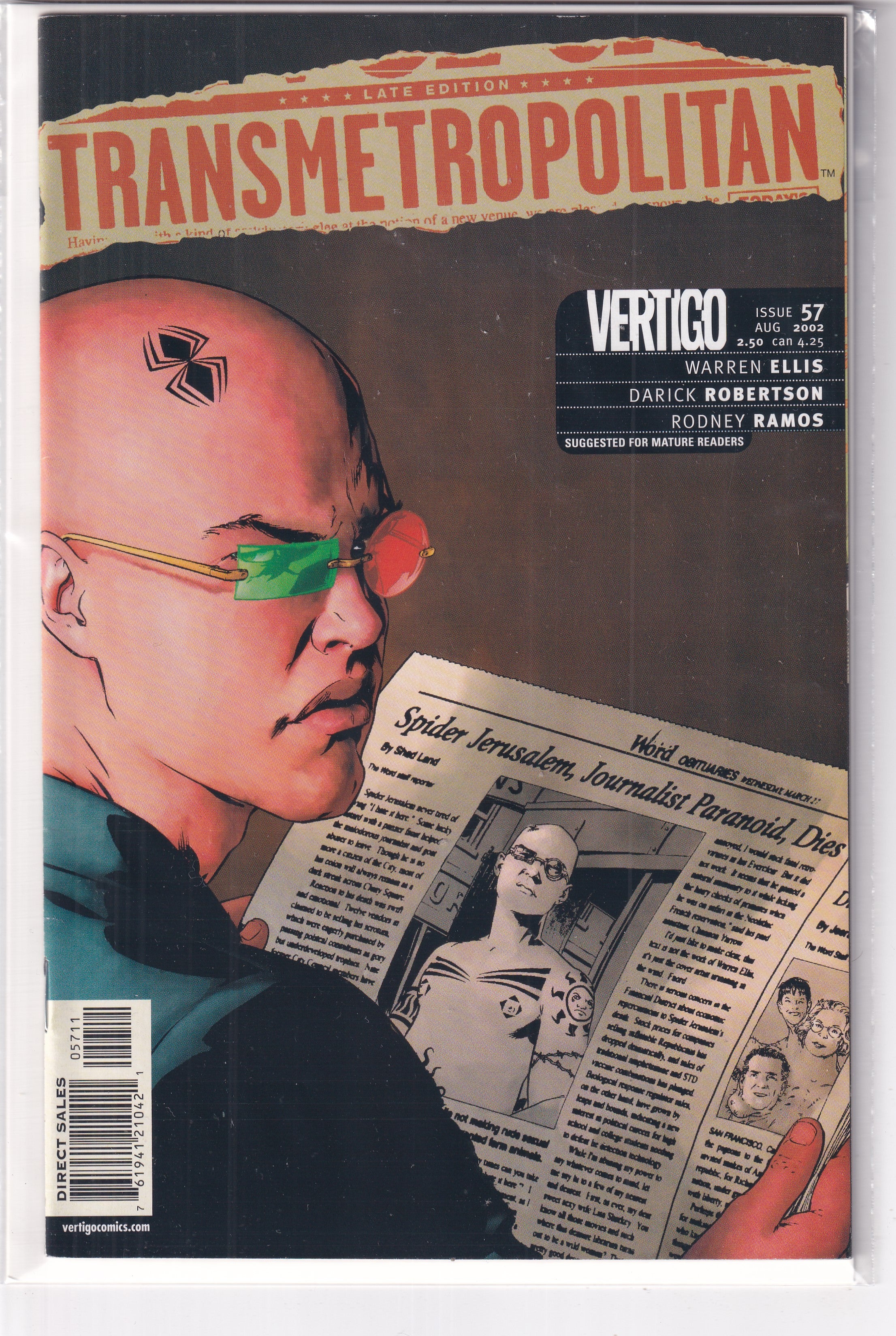 TRANSMETROPOLITAN #57 - Slab City Comics 