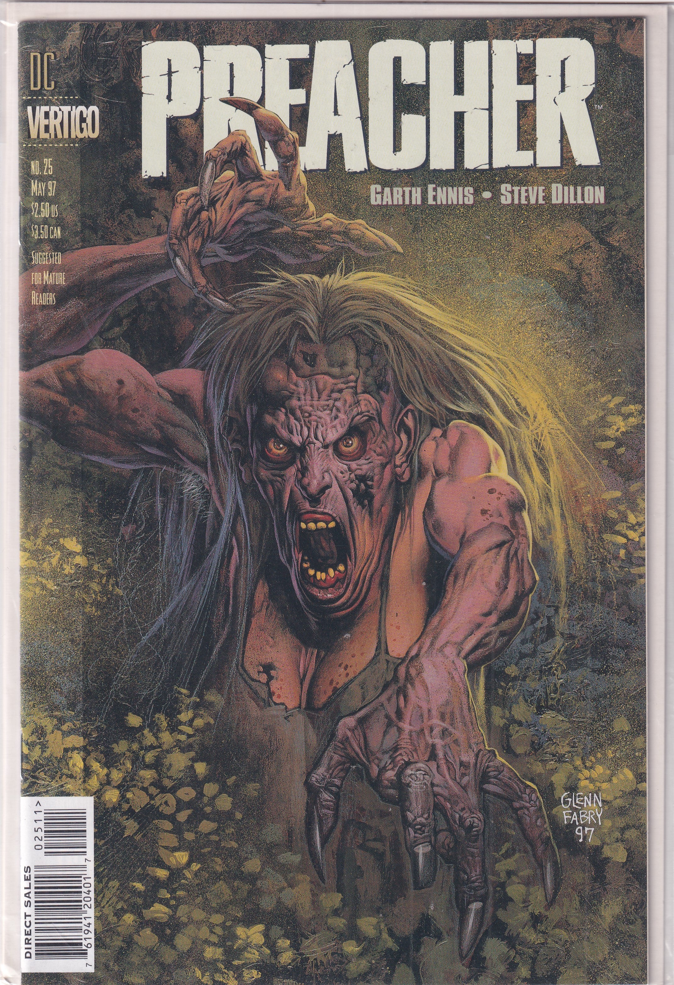 PREACHER #25 - Slab City Comics 